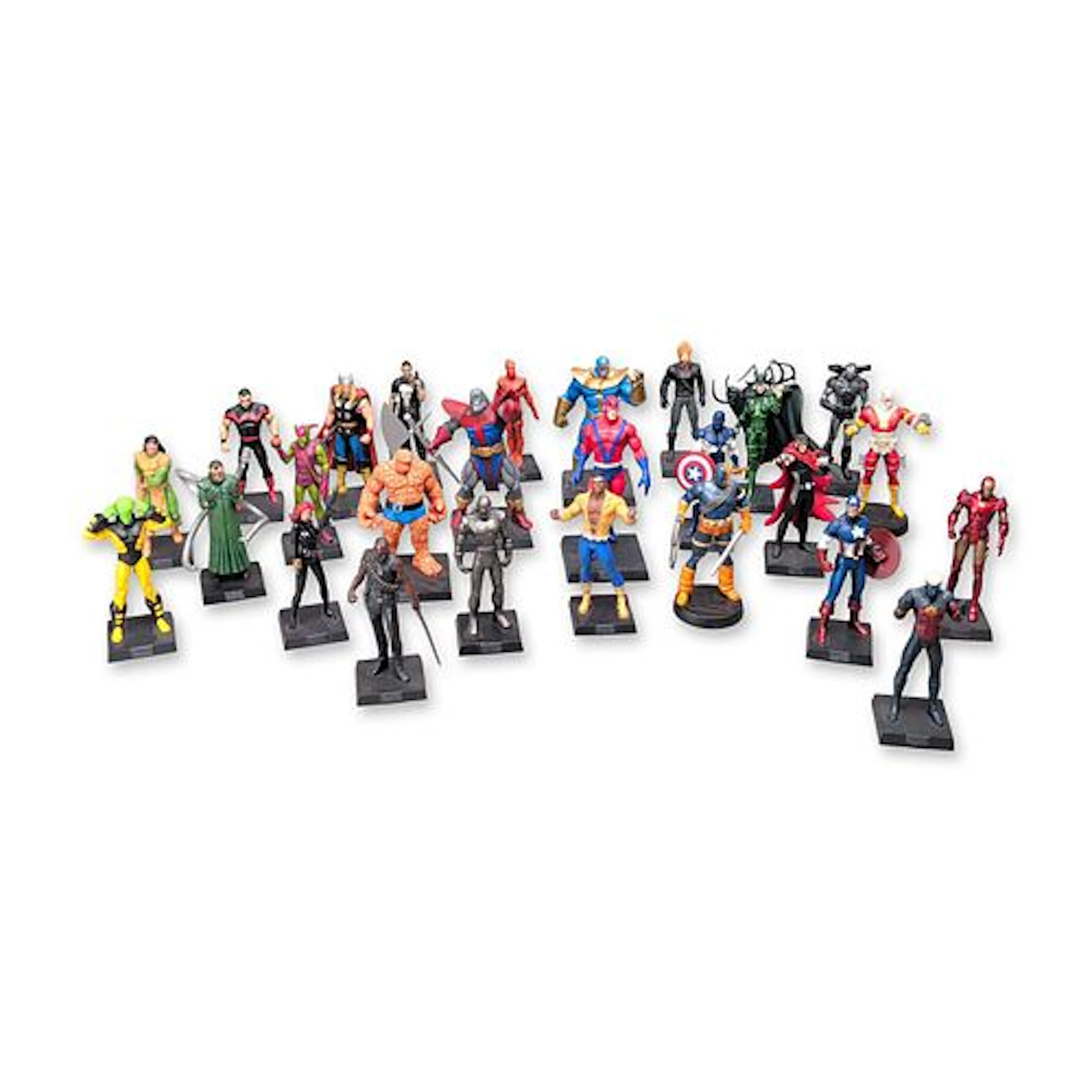 26pc Eaglemoss The Classic Marvel Figurine Collection Metal Figurines