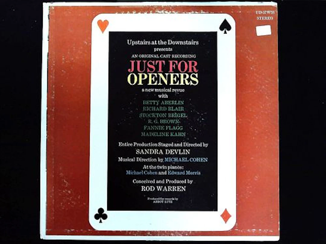 Rod Warren, Just For Openers Cast Recording Upstairs Downstairs 1965