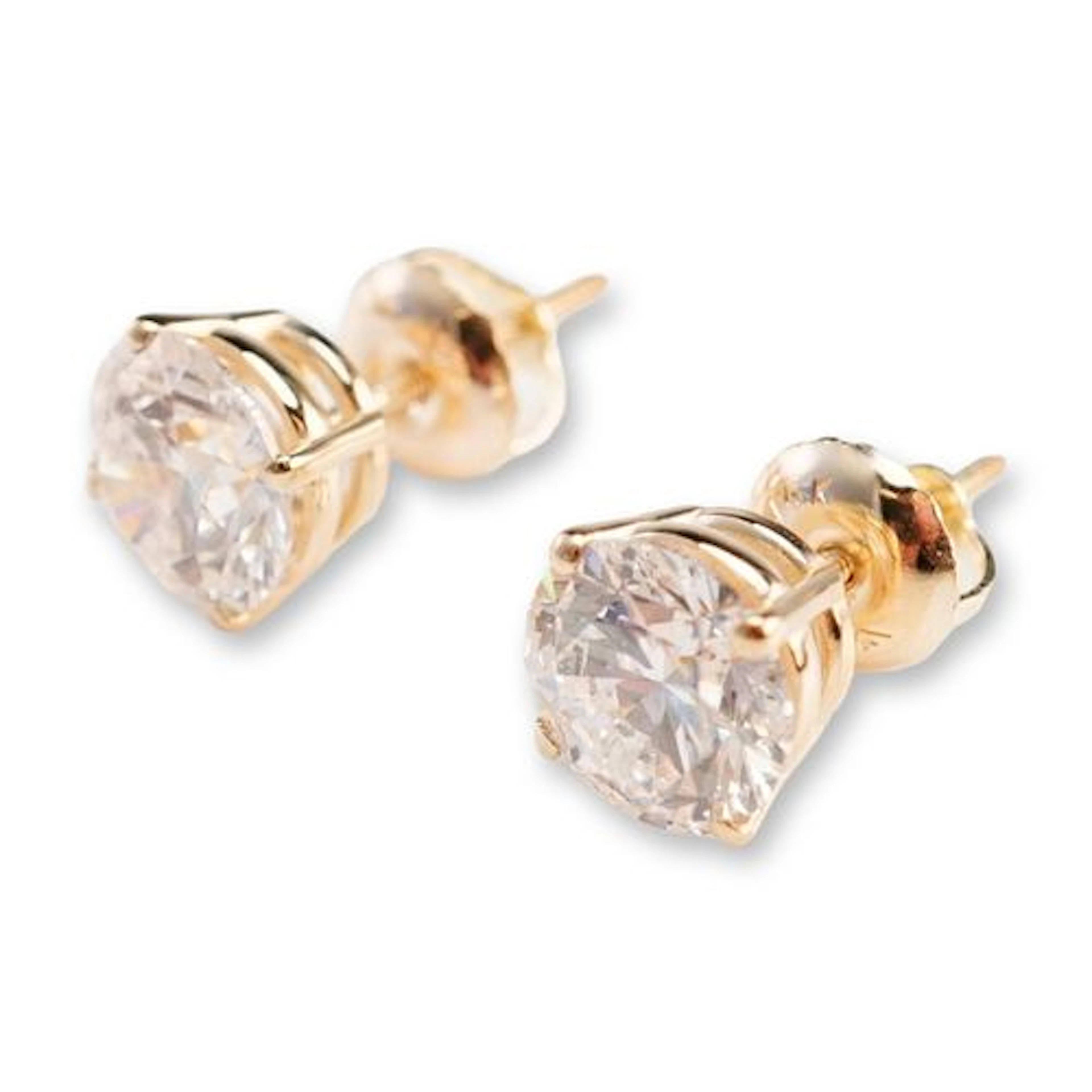 14K Gold 2.06ctw Diamond Stud Earrings