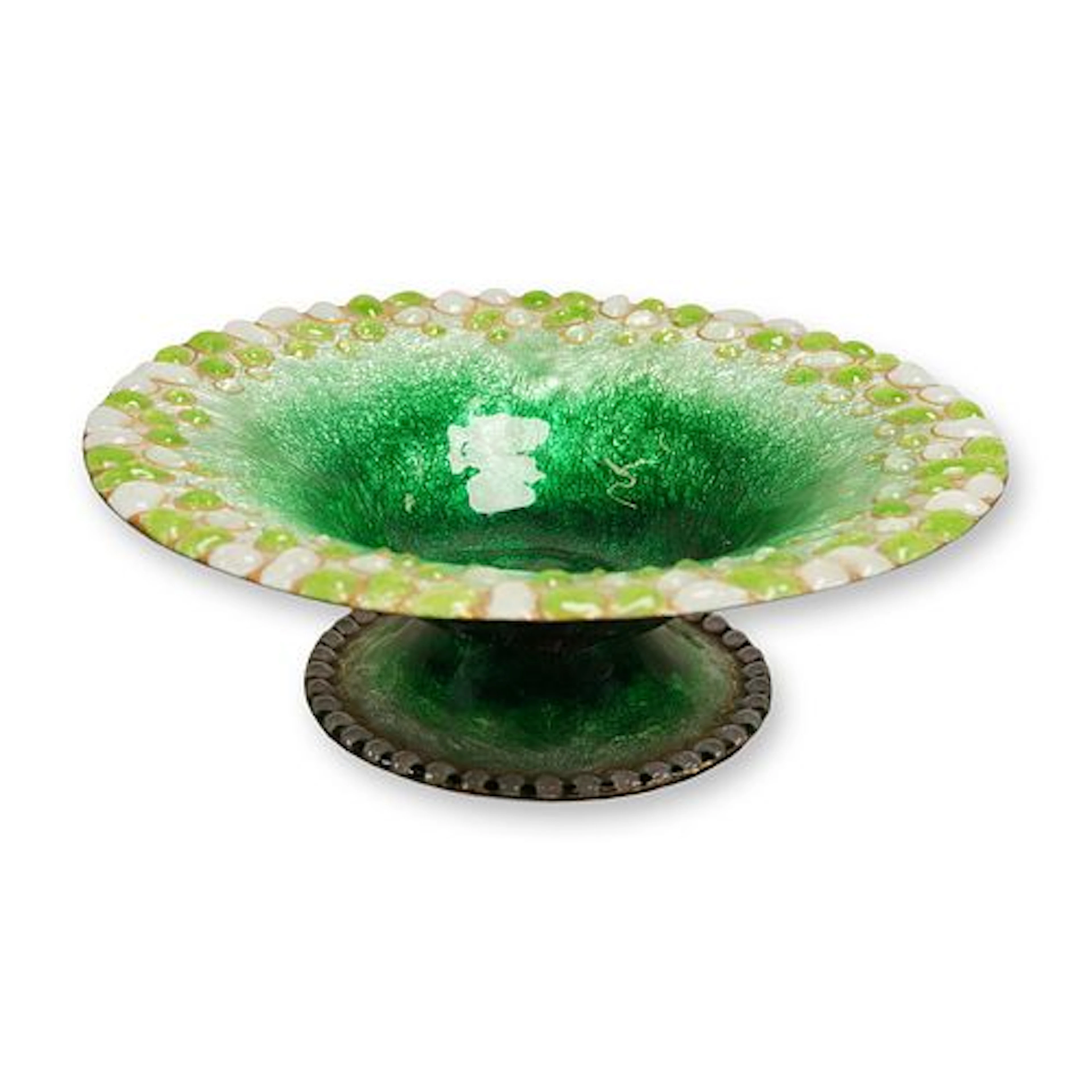 Limoges France Duban and Christel Enameled Porcelain Bowl