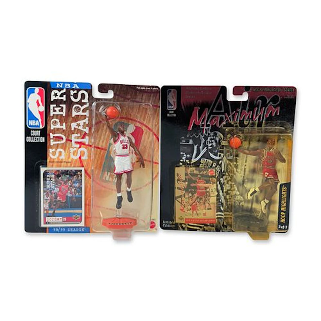 2pc Mattel Michael Jordan NBA Action Figures