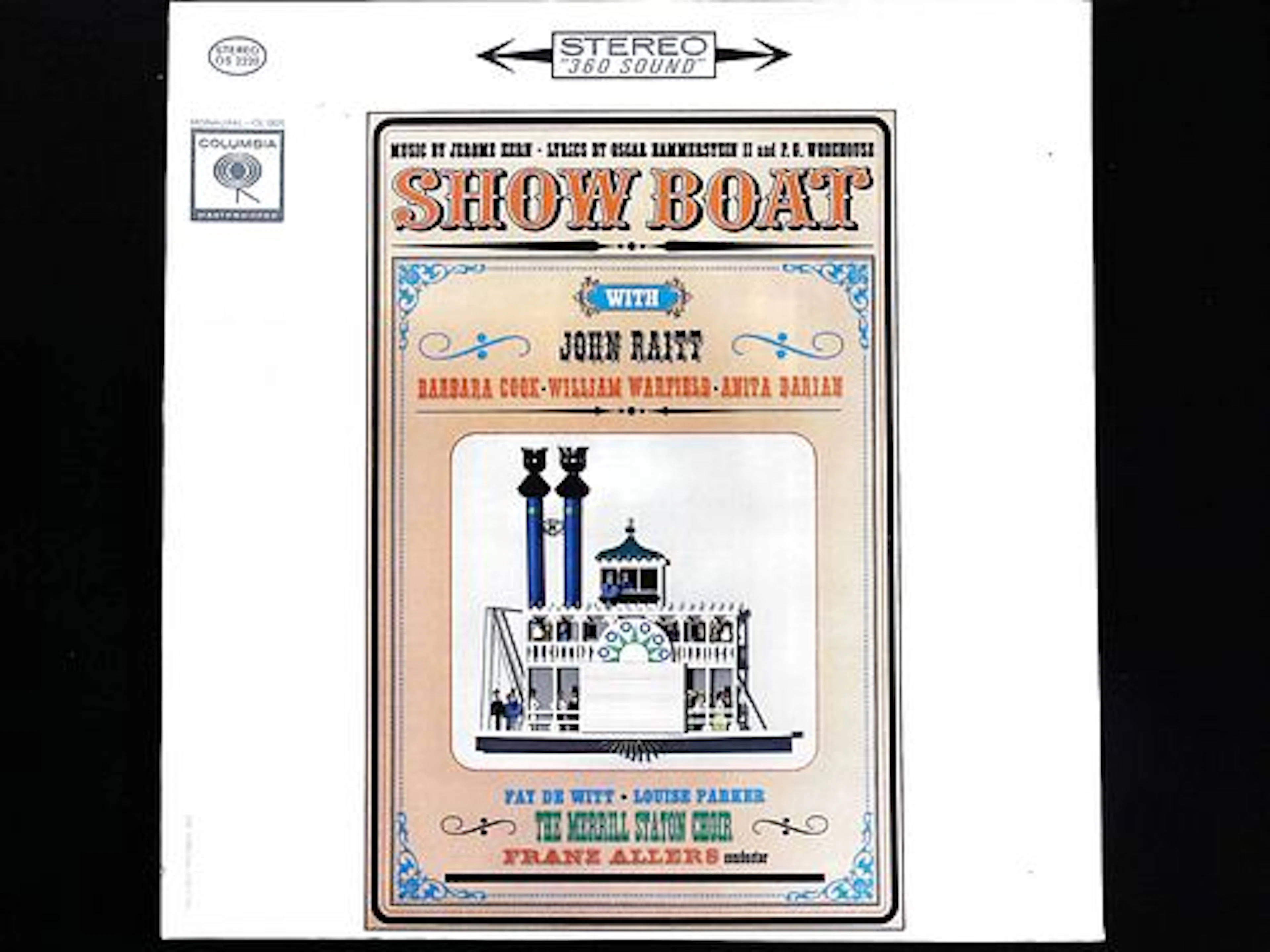 Show Boat by Jerome Kern 1962 Studio Cast LP Record