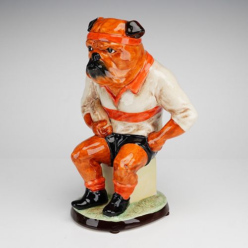 Kevin Francis Limited Edition Ceramic Character Jug, The Bulldog Rugby Player