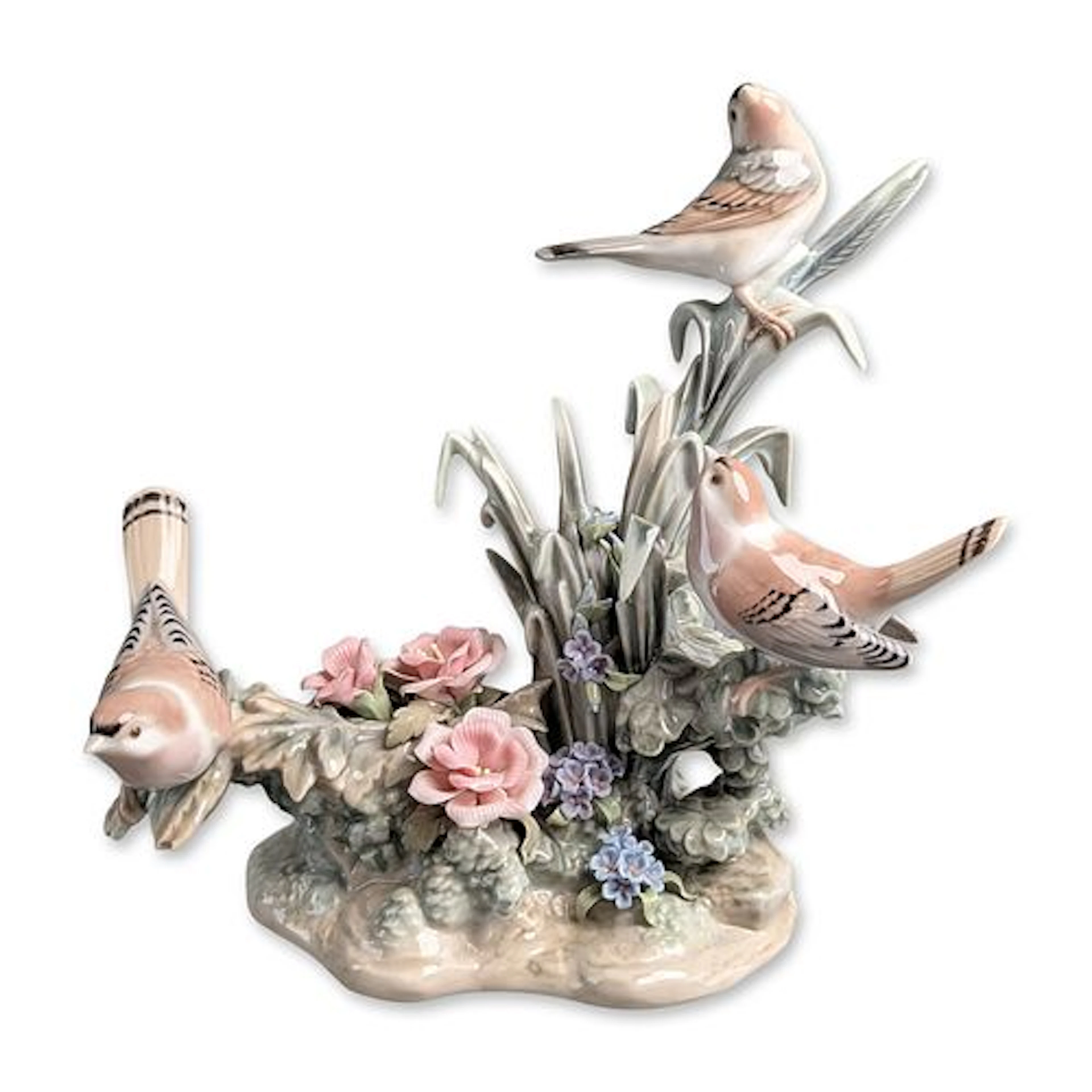 Lladro Birds Trio Porcelain Figurine 1369