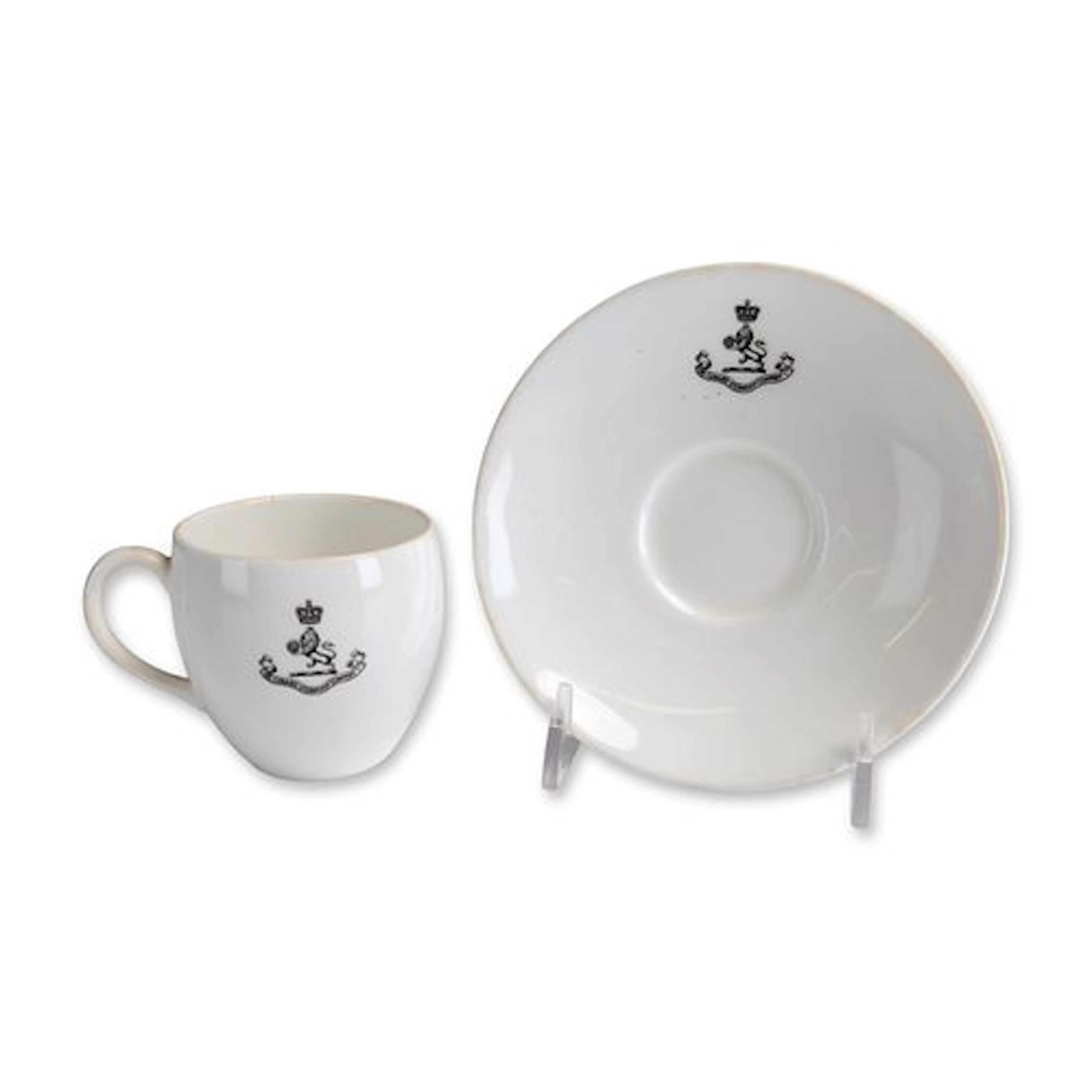 2pc Mintons Cunard Steamship Demitasse and Saucer Set