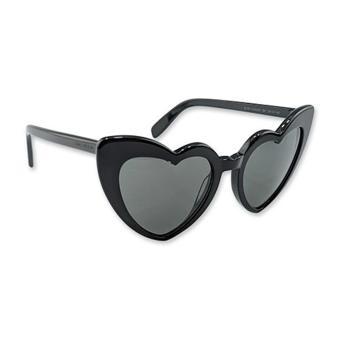 Saint Laurent LouLou Black Heart Sunglasses