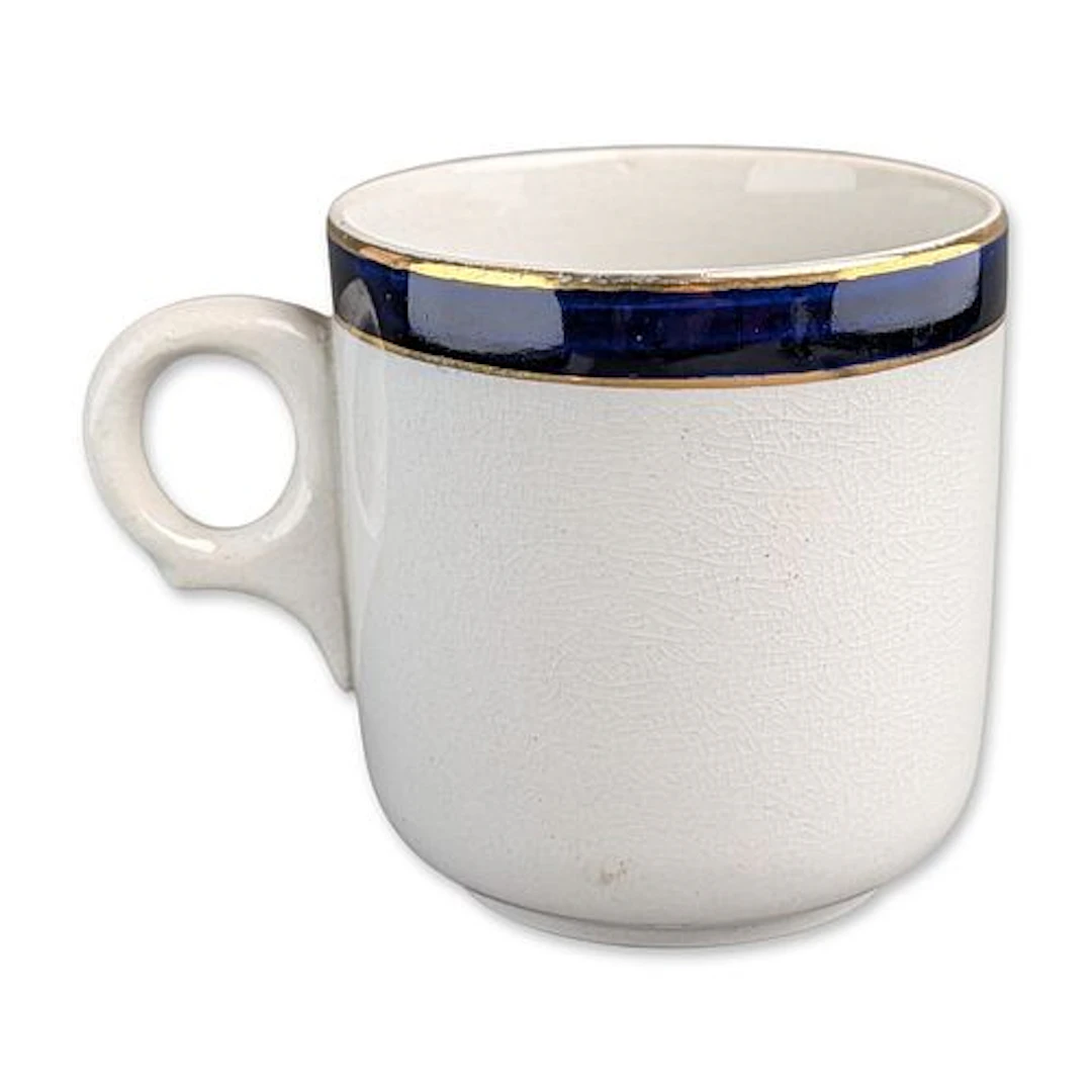 Delta Line Maritime Ceramic Coffee Cup