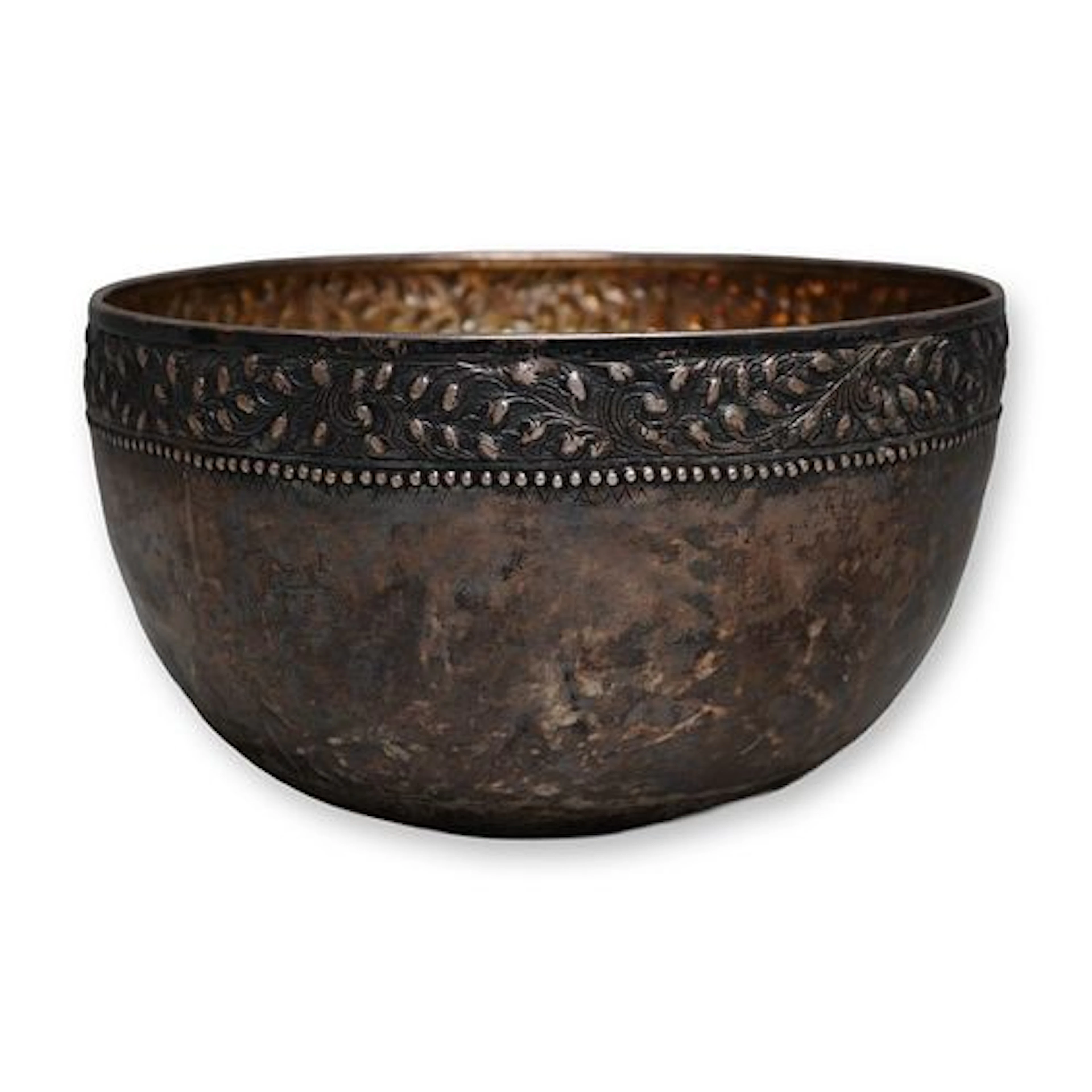 Burmese Gilt Silver Bowl