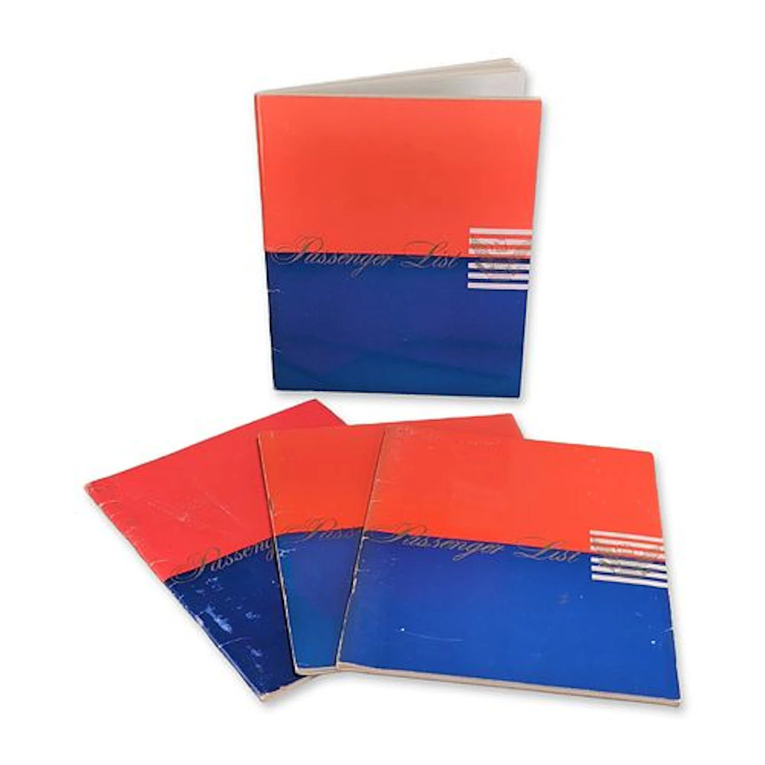 4pc United States Lines 1950s Passenger Lists