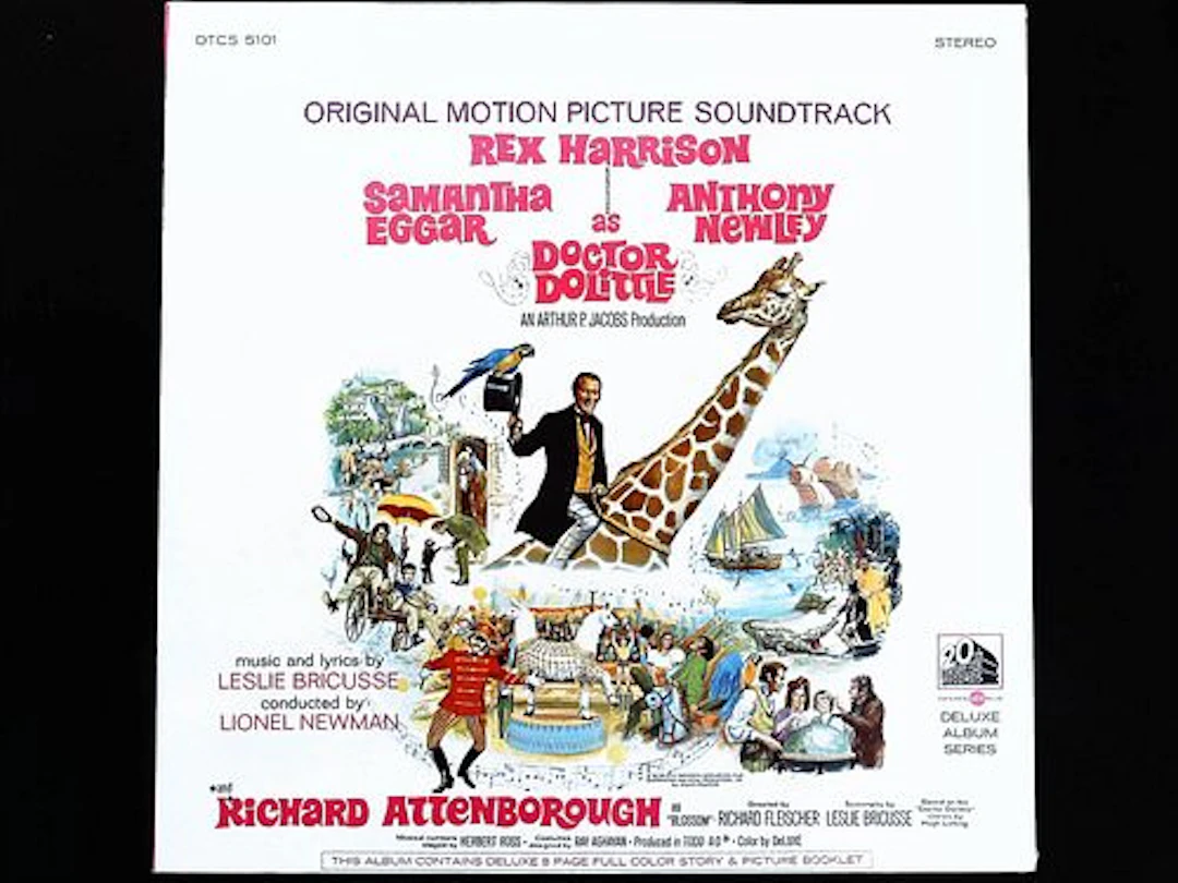 Original Motion Picture Soundtrack Doctor Dolittle 1967 Vinyl