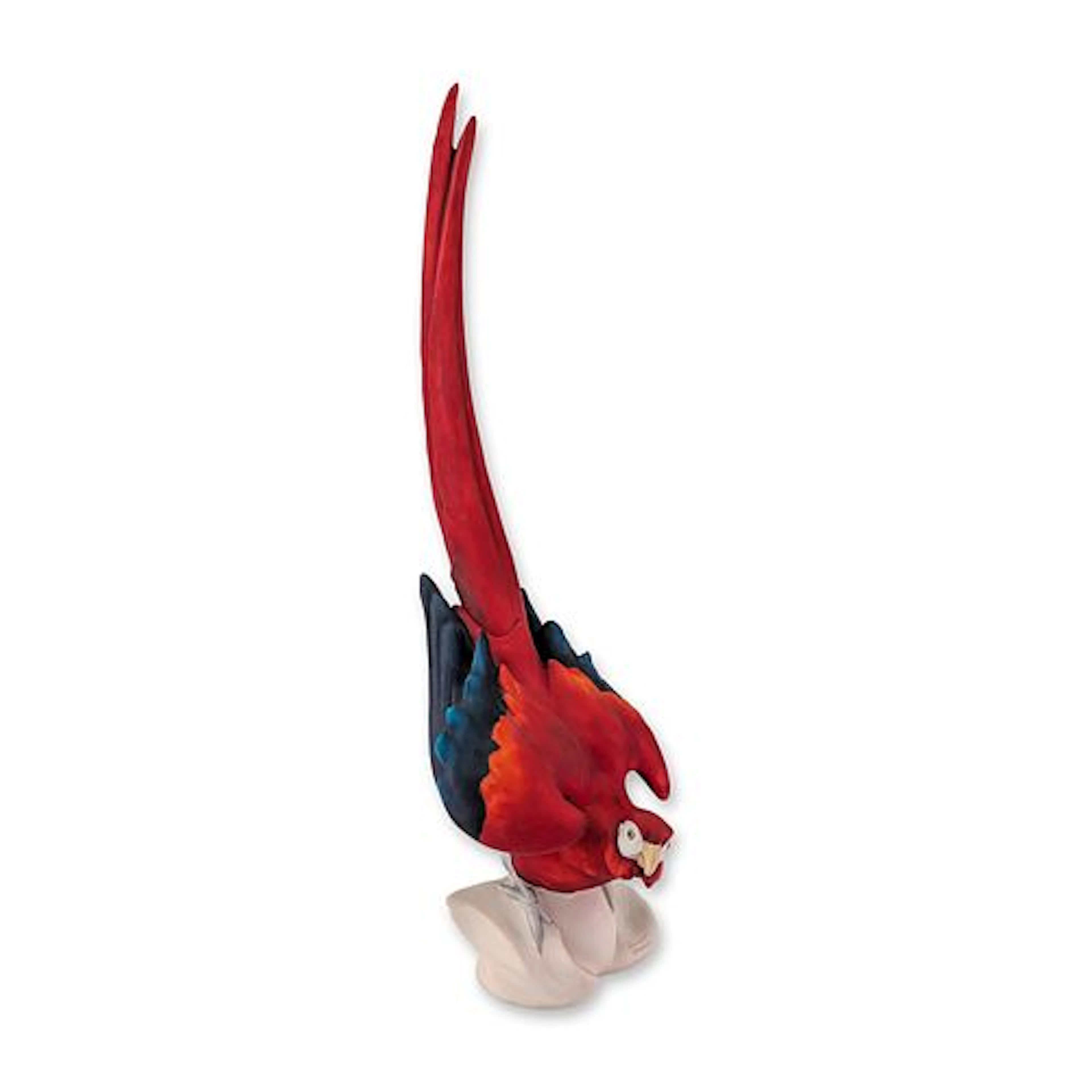 Giuseppe Armani Florence Tropical Flames Porcelain Parrot Sculpture