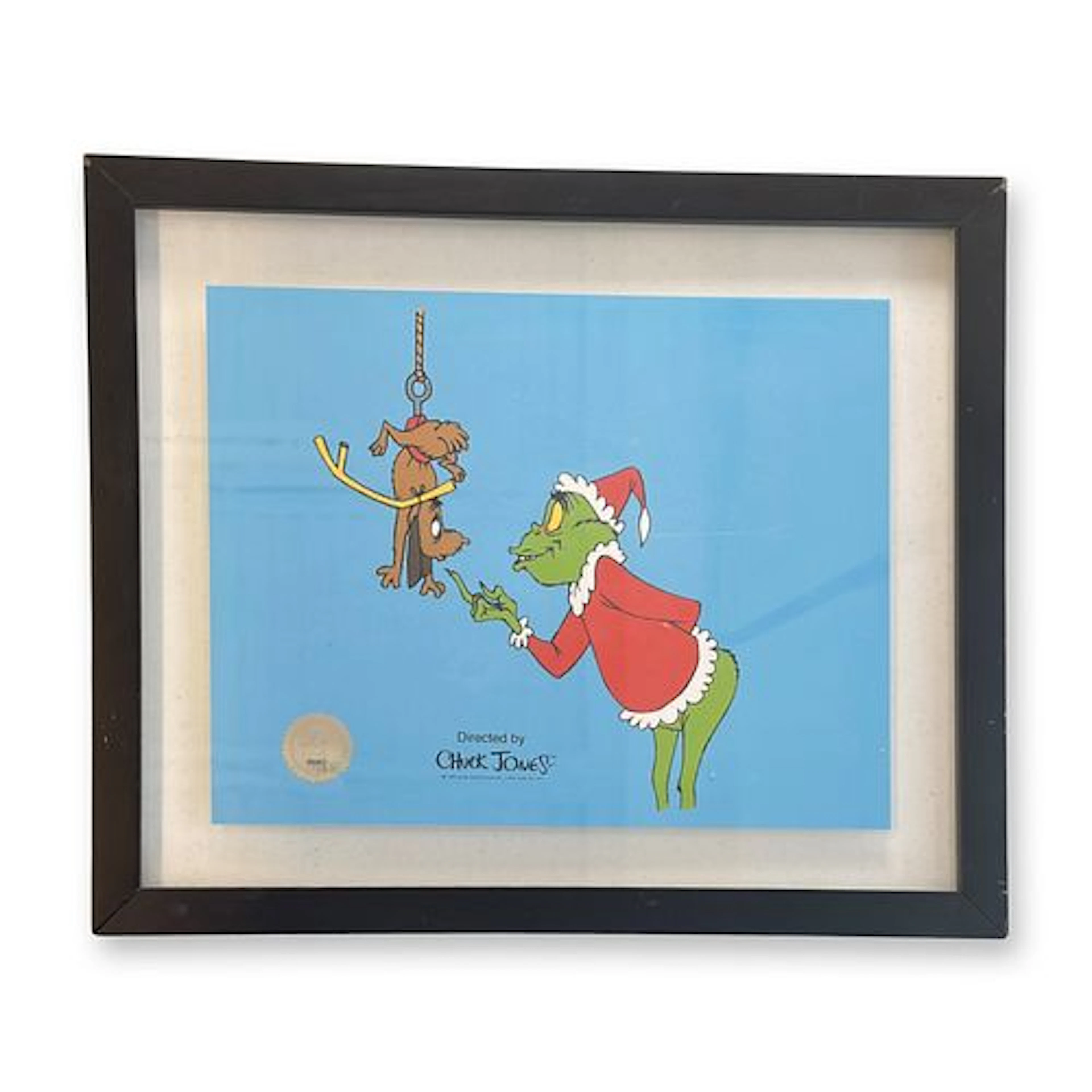 Chuck Jones How the Grinch Stole Christmas Framed Serigraph Cel