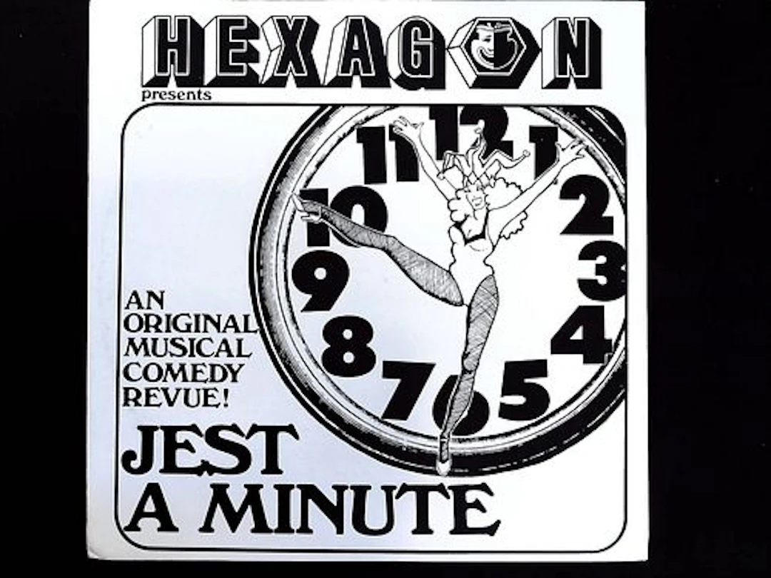 HEXAGON presents JEST A MINUTE Original Musical Comedy Revue LP 1977