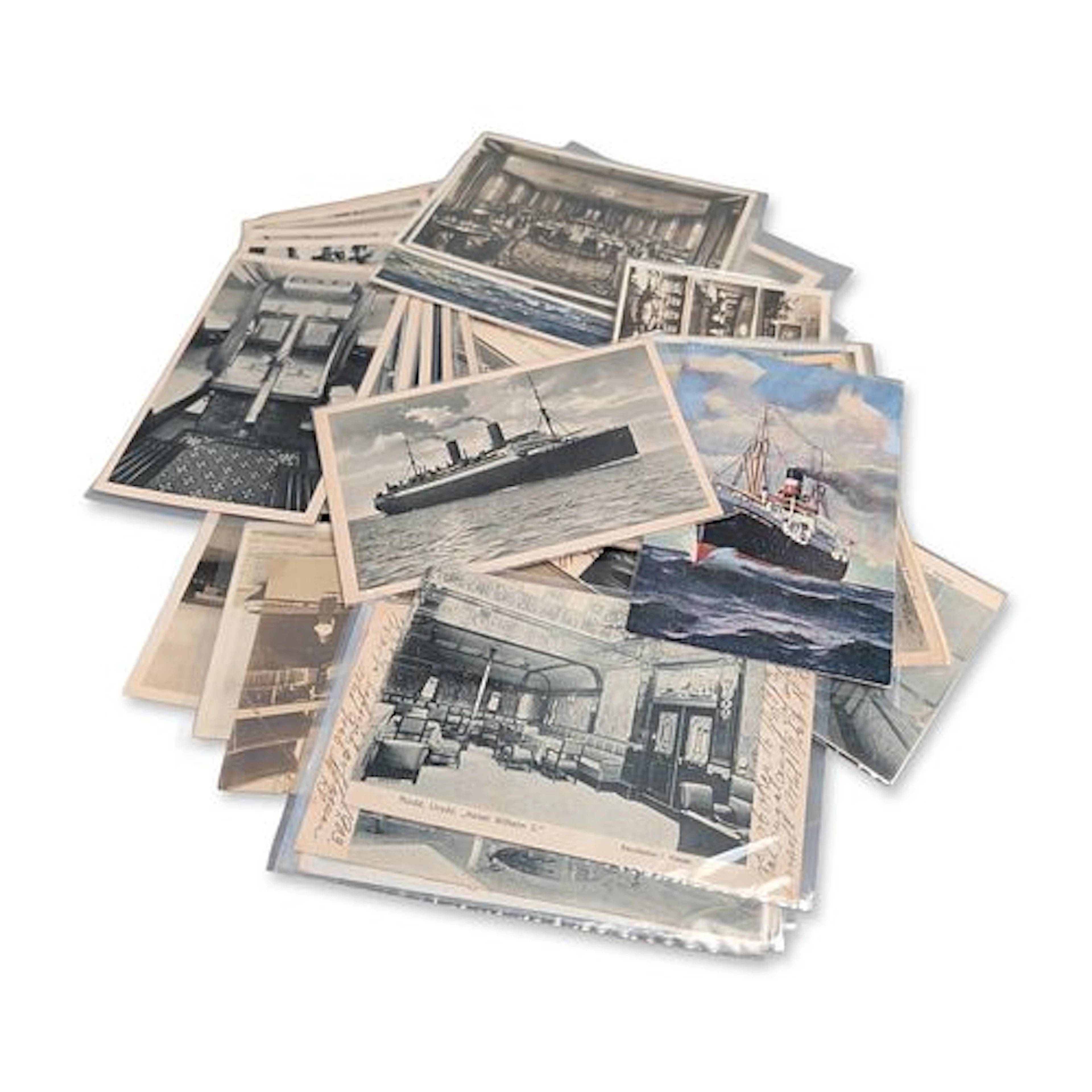 Collection of Maritime Steamship Postcards