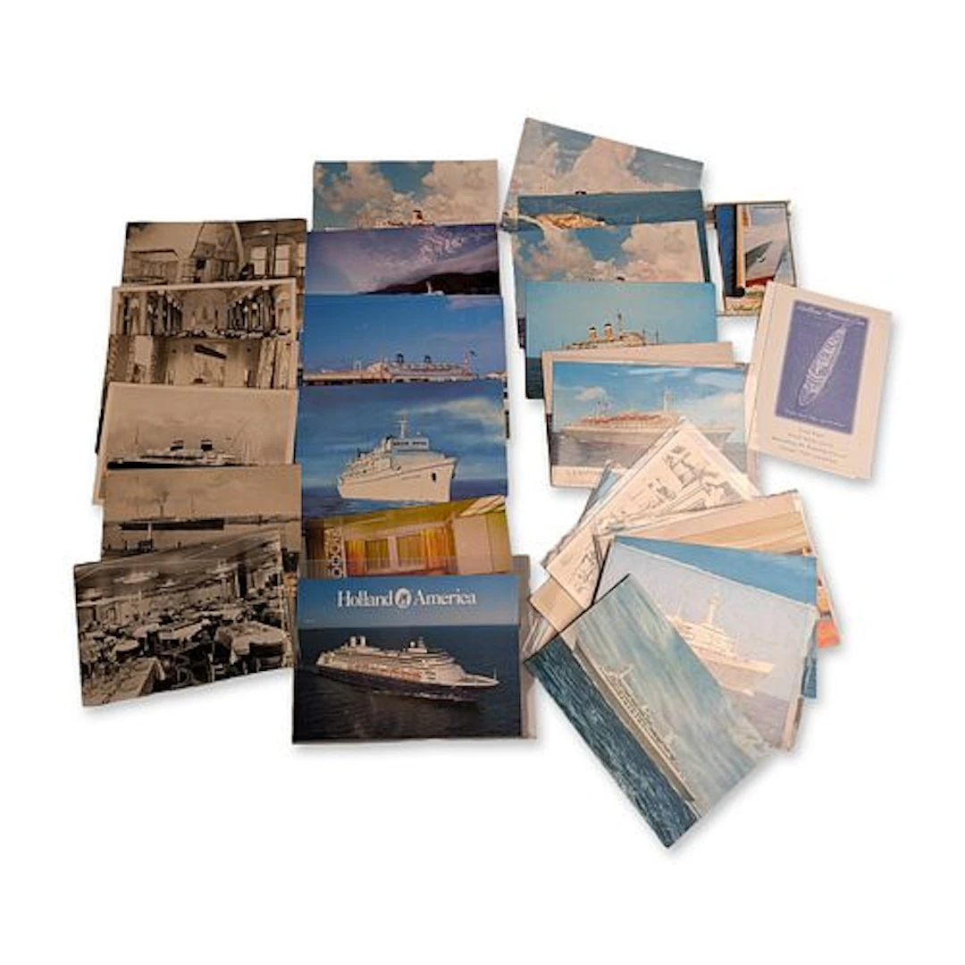 Holland-America Line and Vintage Maritime Postcard Collection