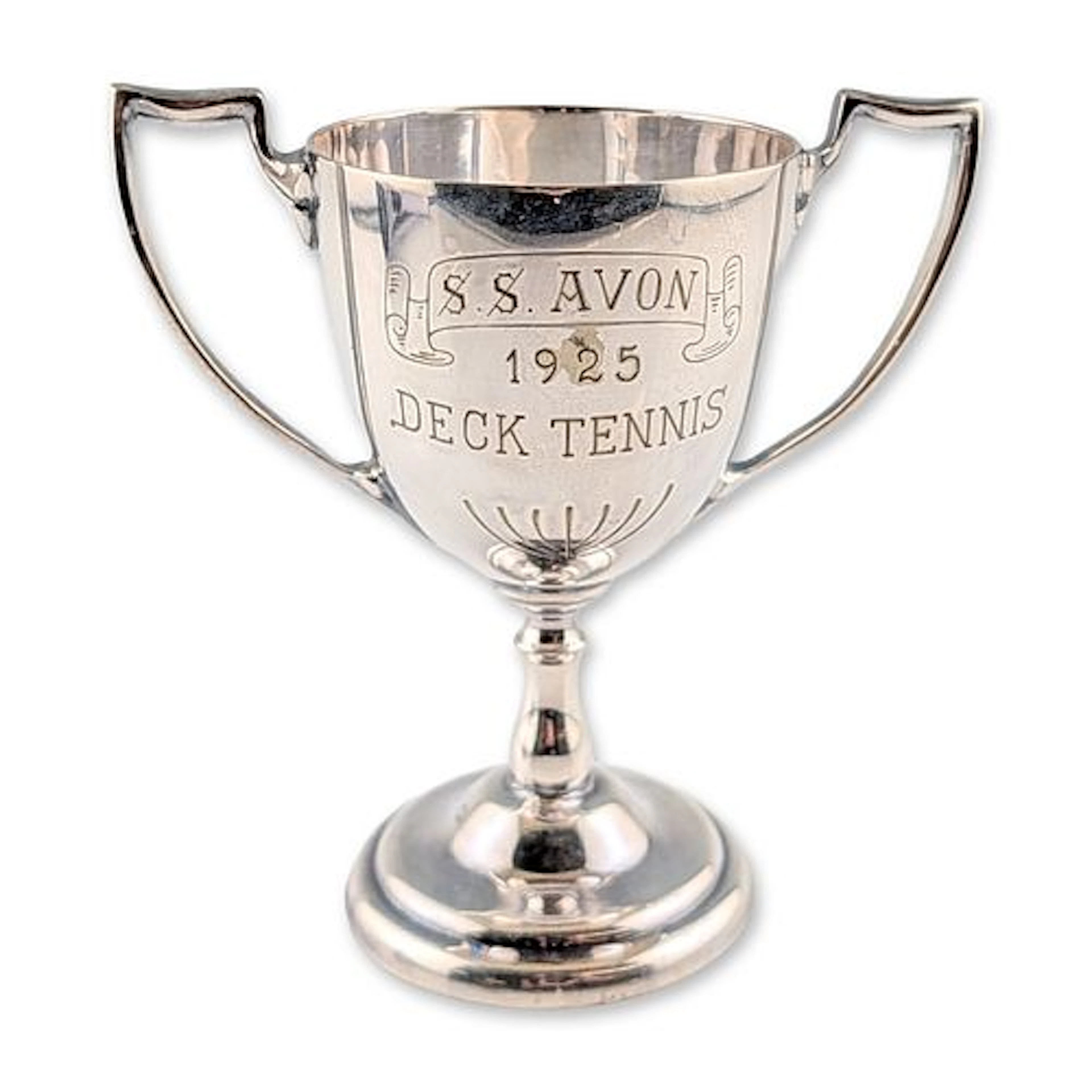 1925 S.S. Avon Deck Tennis EPNS Trophy Cup