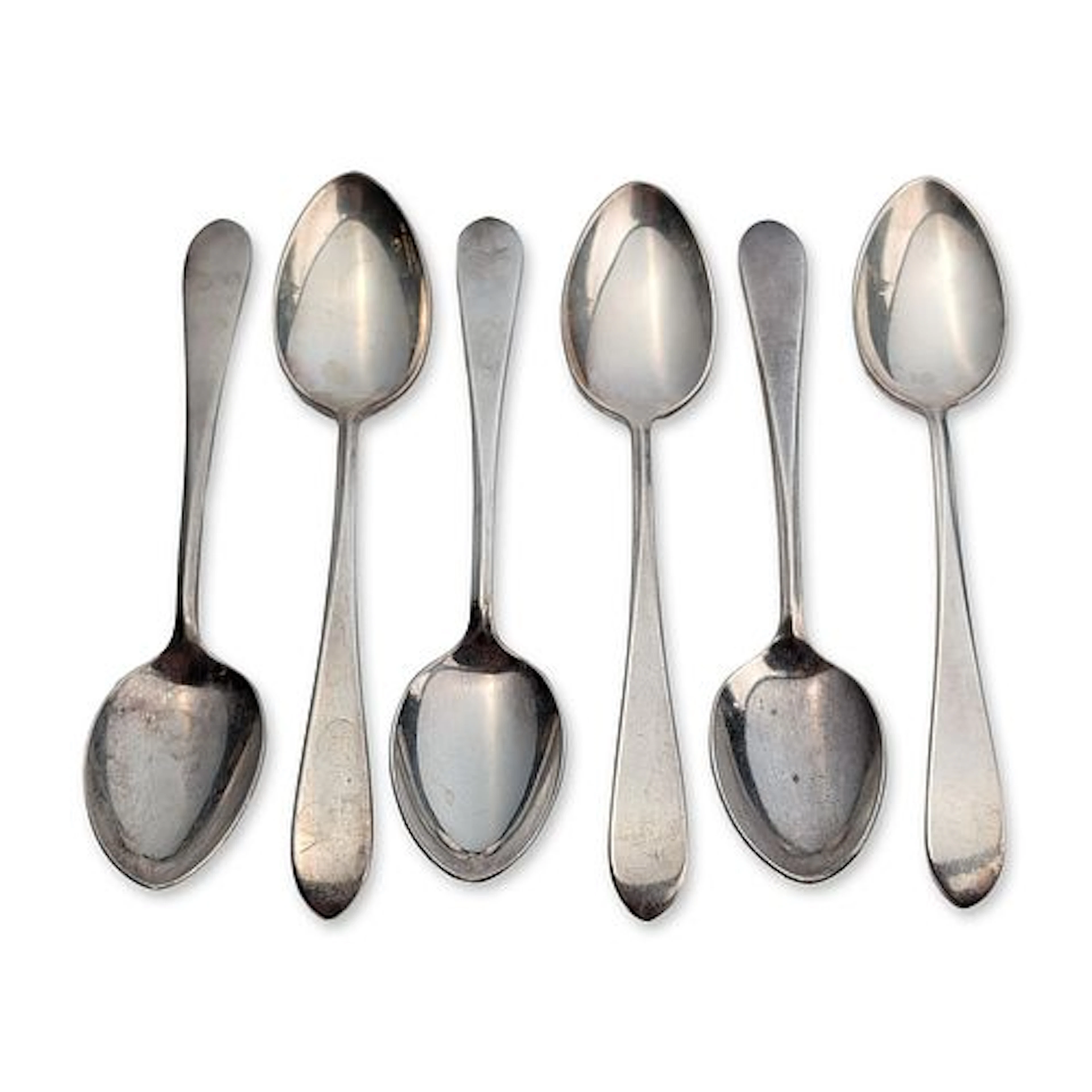 6pc International Silver American Export Lines Demitasse Spoons