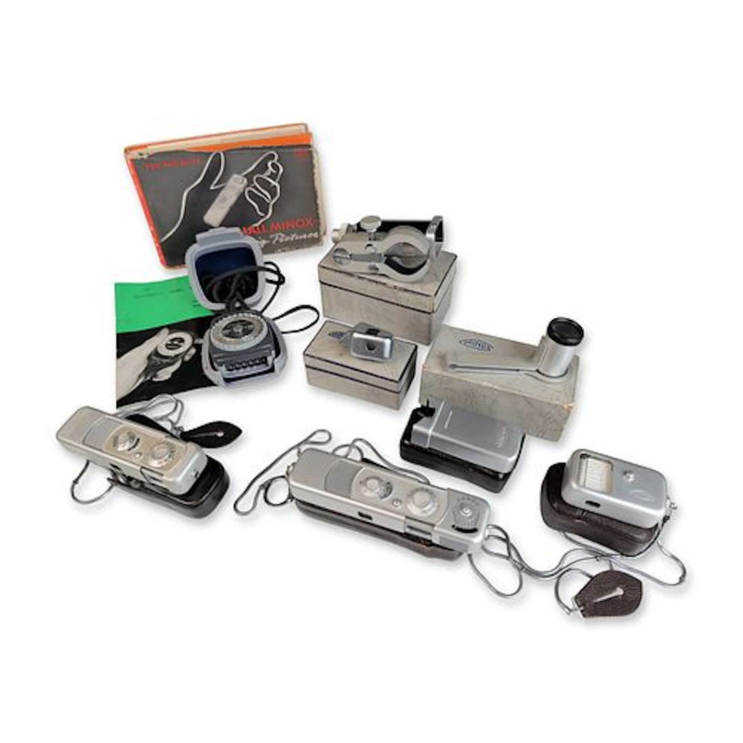 11pc Minox B Subminiature Spy Camera and Accessory Collection