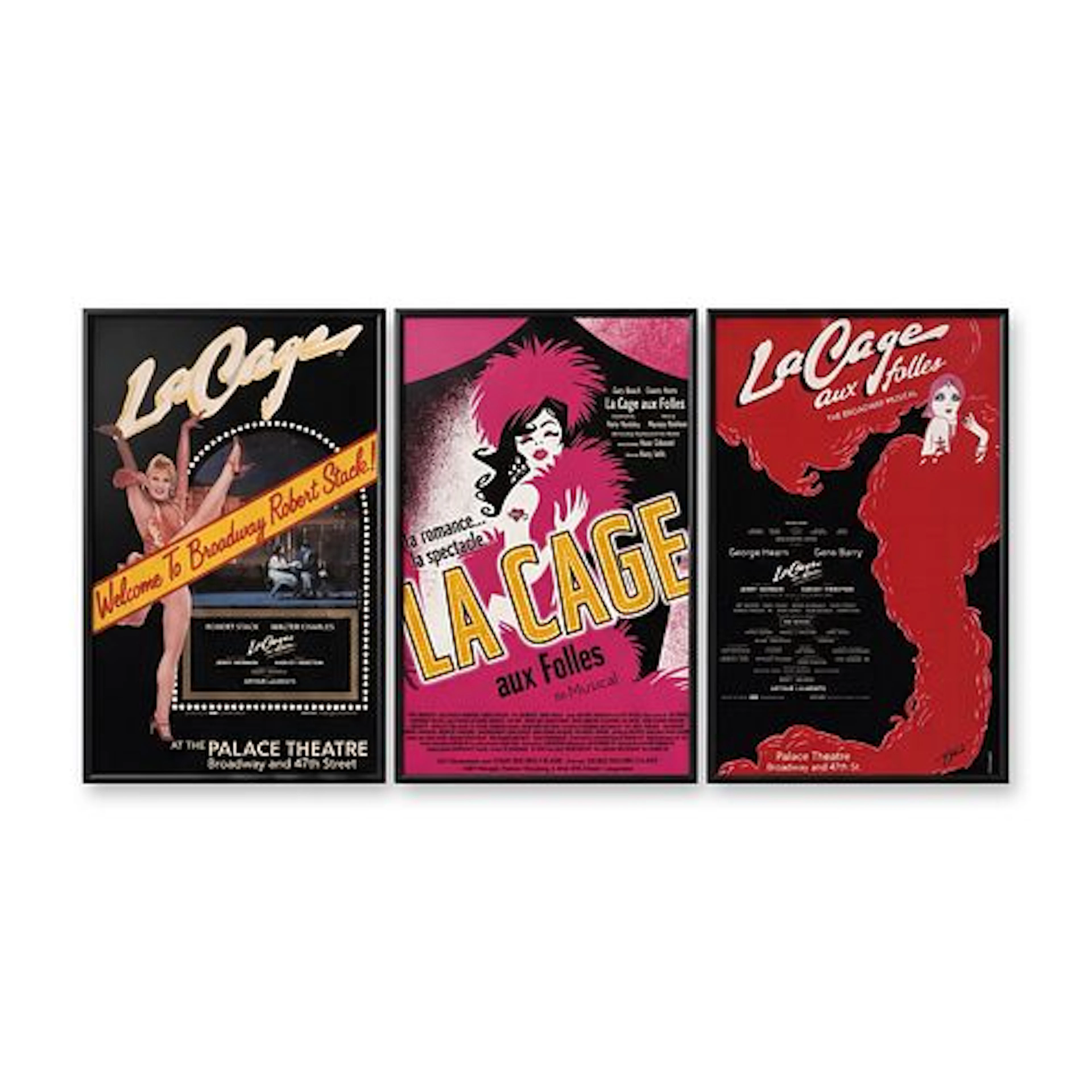 3pc La Cage aux Folles The Musical Assorted Promotional Broadway Posters