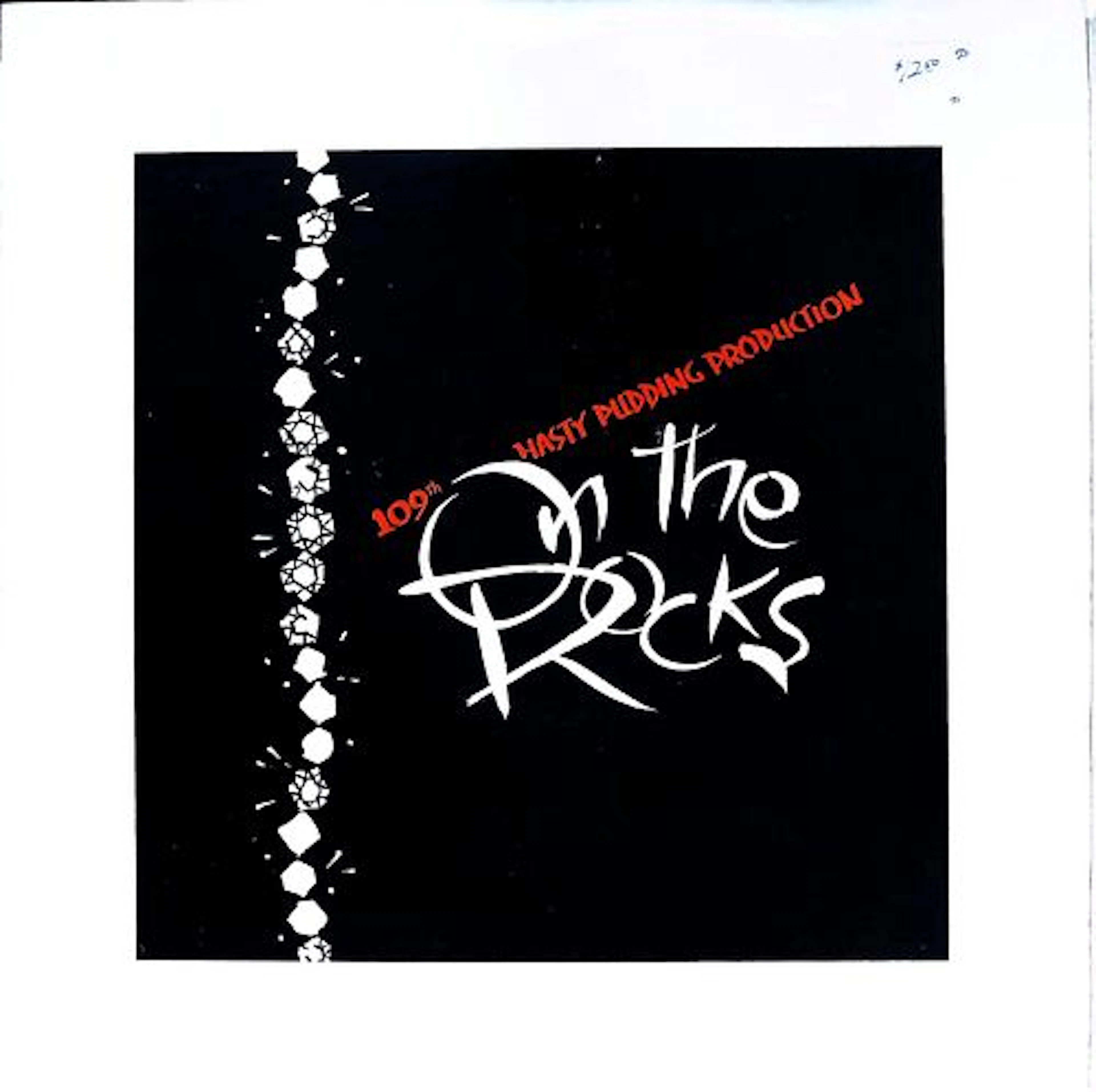 On the Rocks, 109th Hasty Pudding Production, 1957 LP Record Album