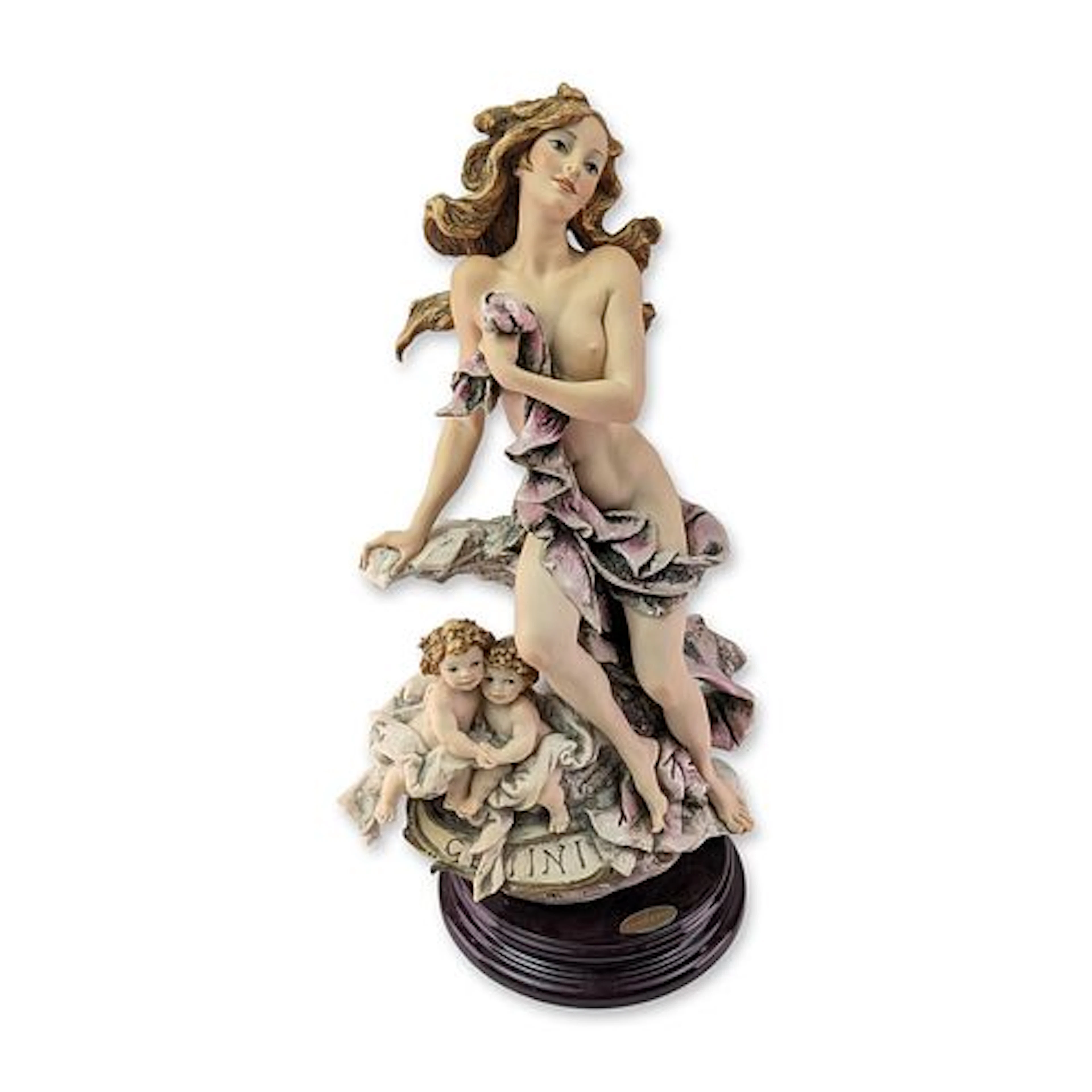 Giuseppe Armani Florence Cold-Cast Porcelain Gemini Sculpture