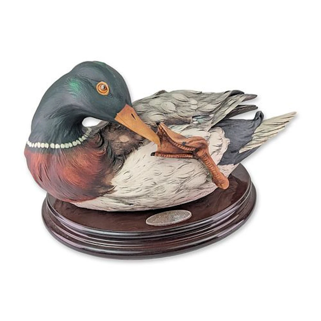 Giuseppe Armani Florence Misty Morning Mallard Duck Figurine 1389S