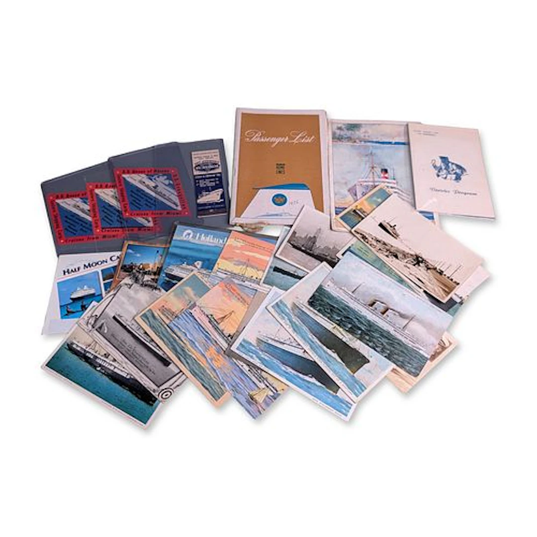 Vintage Steamship and Maritime Ephemera Assortment