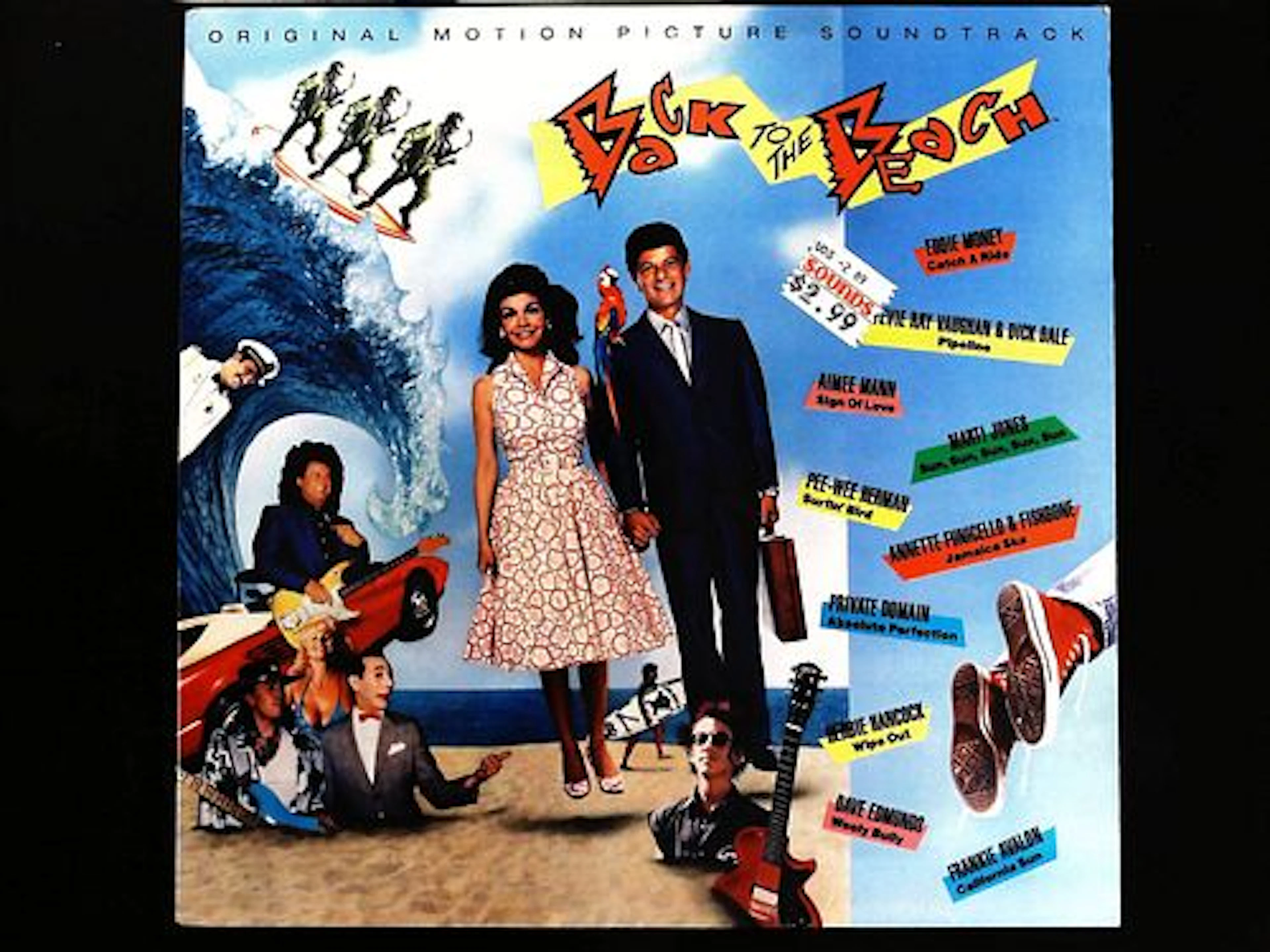 Back to the Beach Original Motion Picture Soundtrack 1987 Columbia Vinyl LP