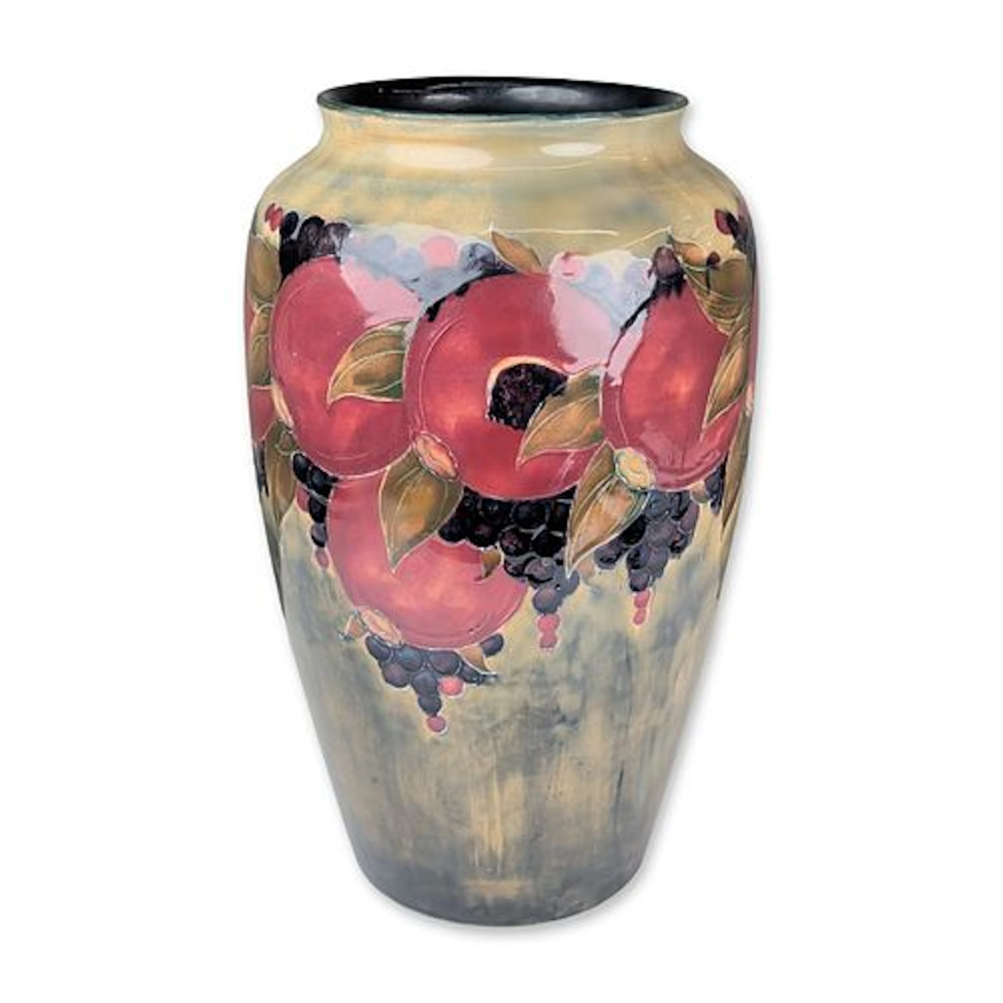 Moorcroft Pottery Large Vase, Pomegranate
