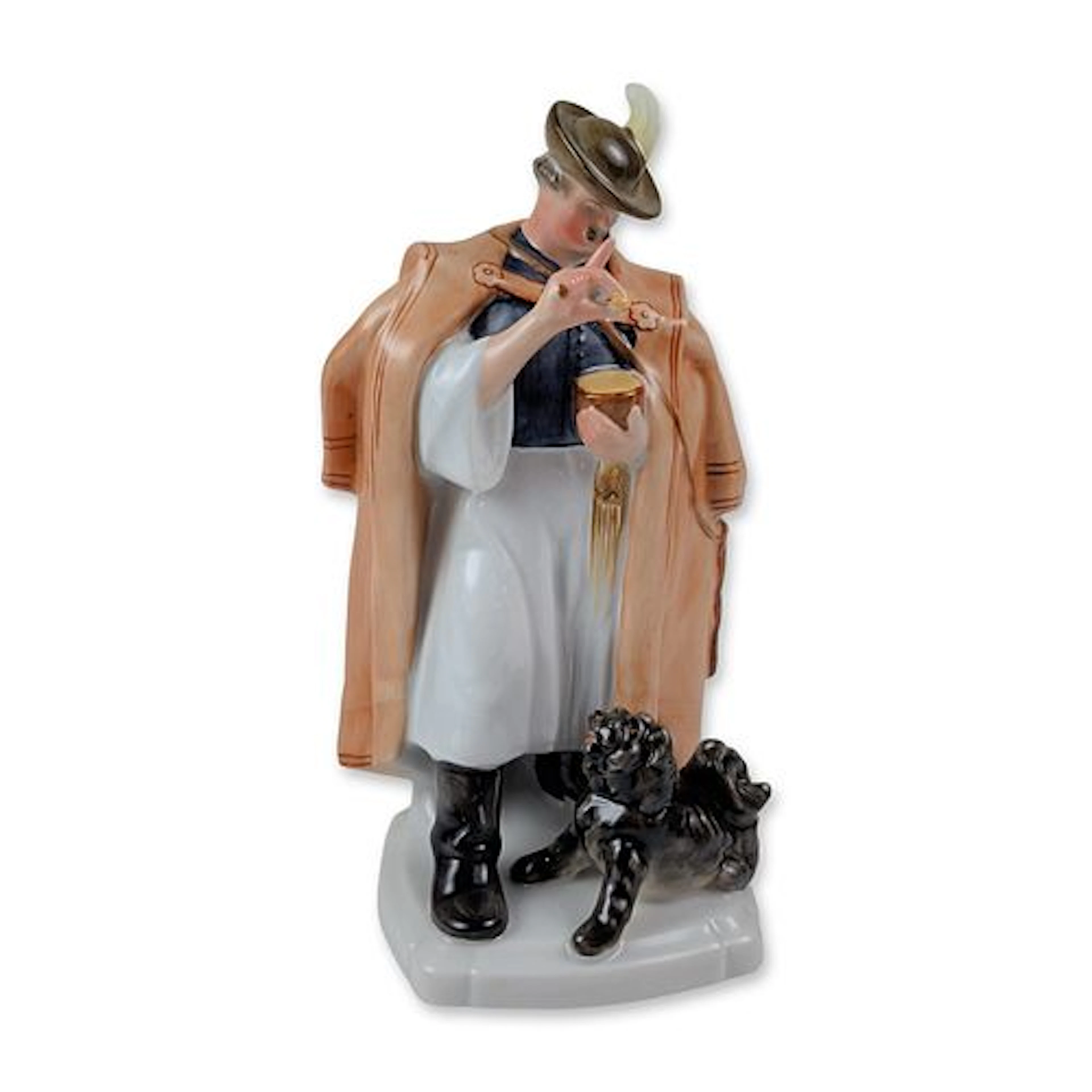 Herend Gyula Maugsch Porcelain Hungarian Shepherd Figurine