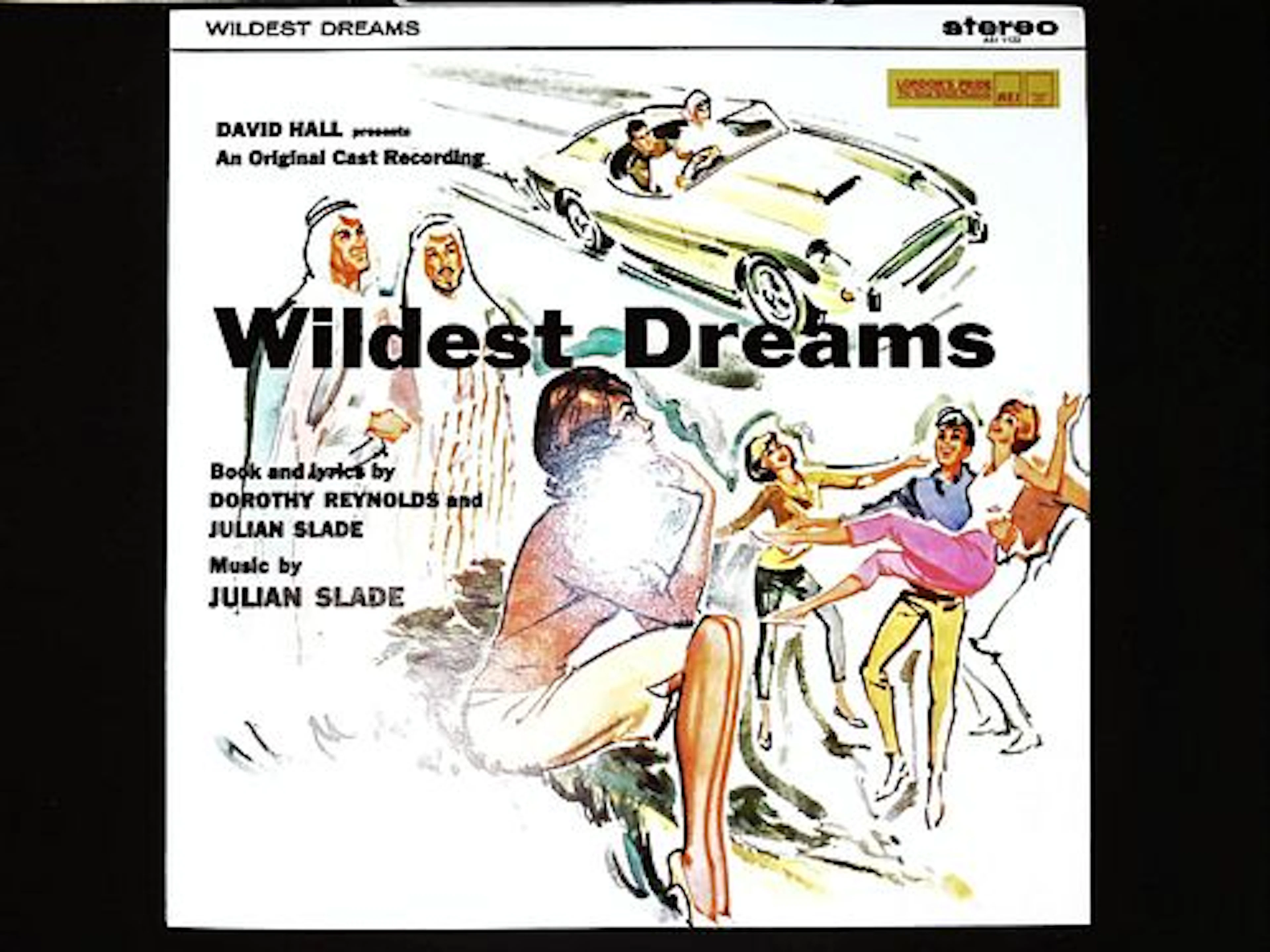 Wildest Dreams Original Cast Recording Vinyl LP AEI 1122 Julian Slade