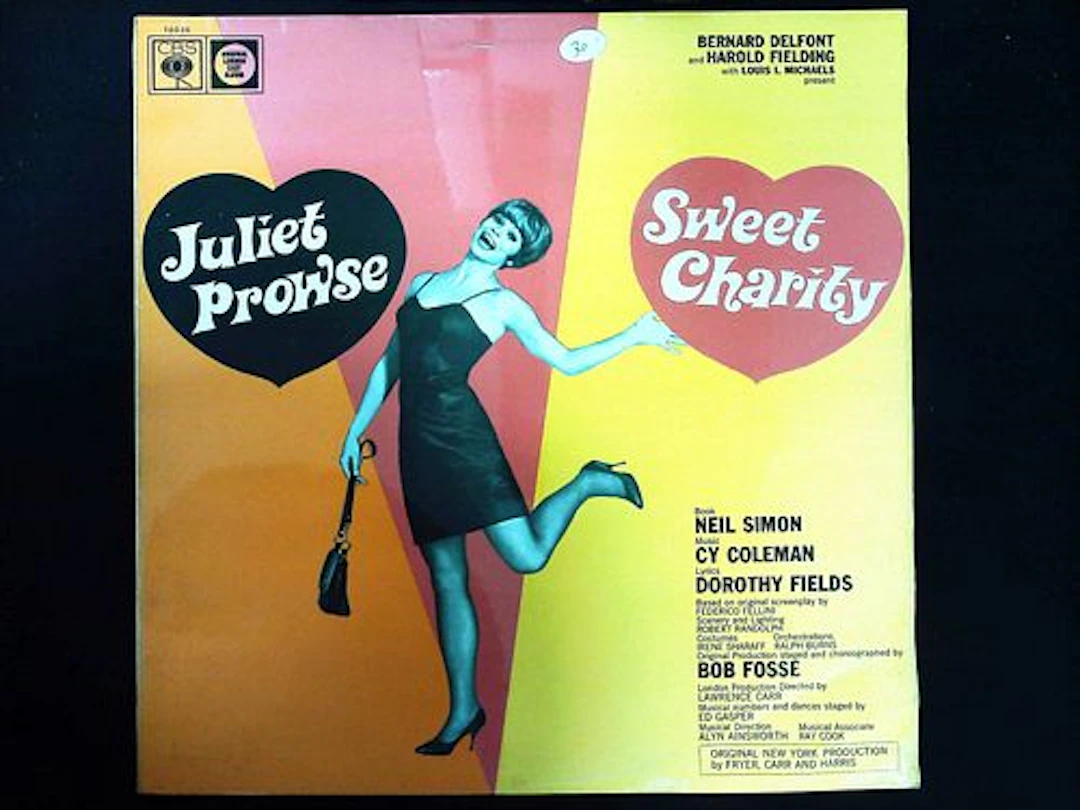 Sweet Charity Original London Cast Recording LP featuring Juliet Prowse