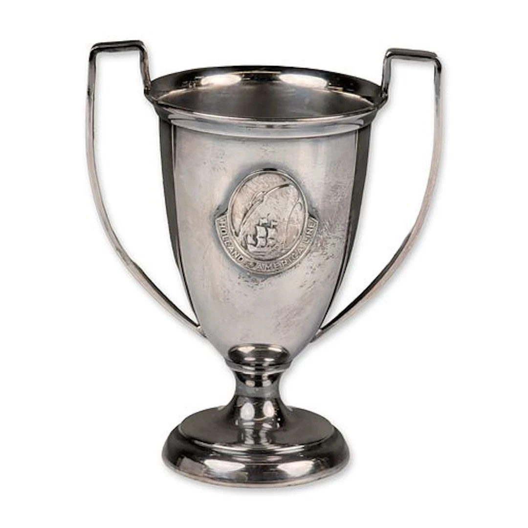 Holland America Line Silver Trophy Cup, 1950s