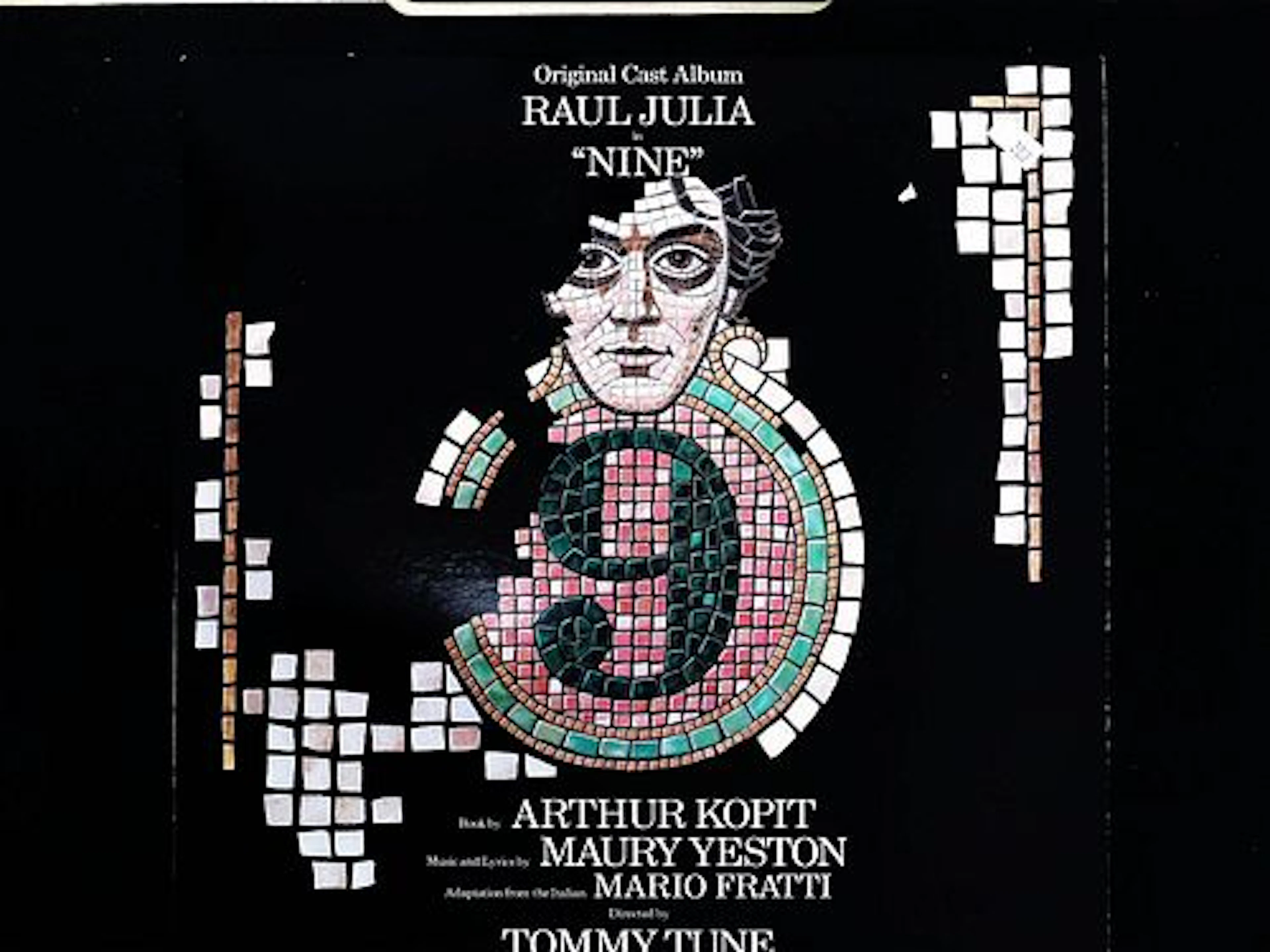 Nine Original Broadway Cast Recording Raul Julia CBS Masterworks Vinyl LP
