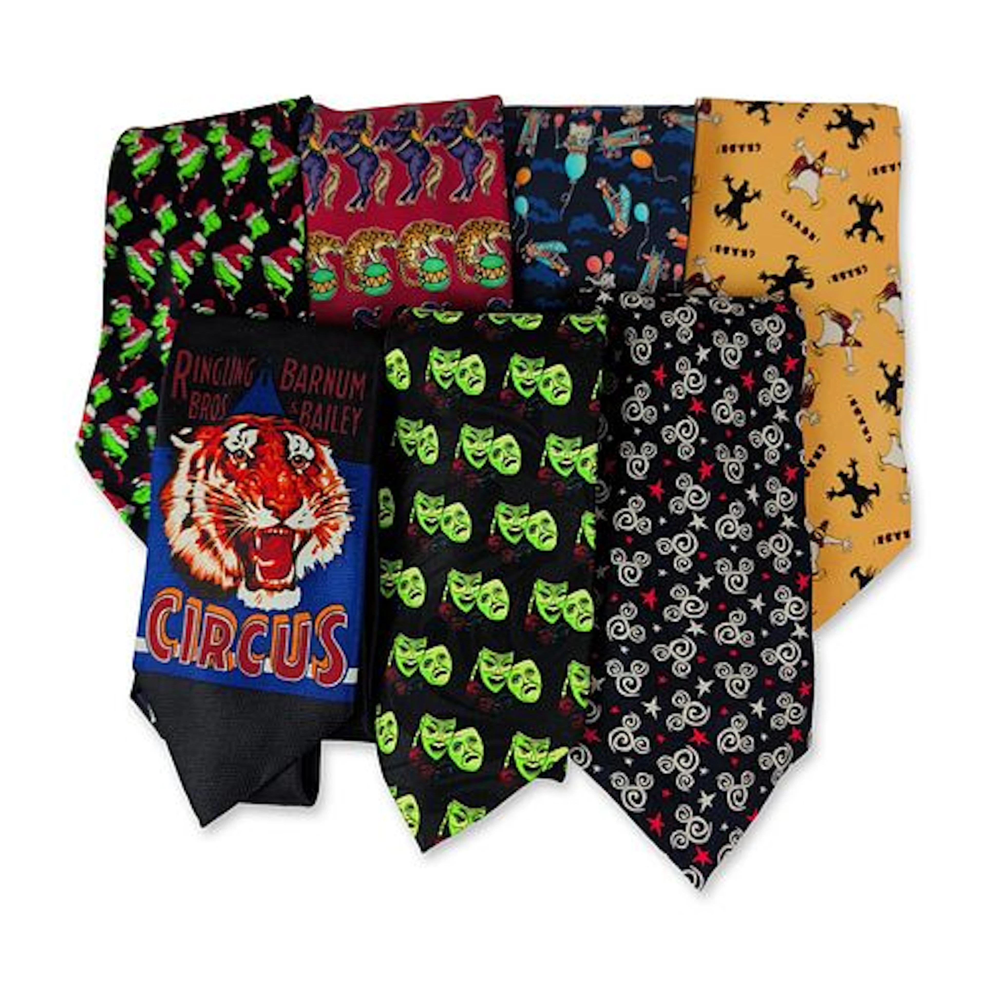 7pc Men's Novelty Character Neckties