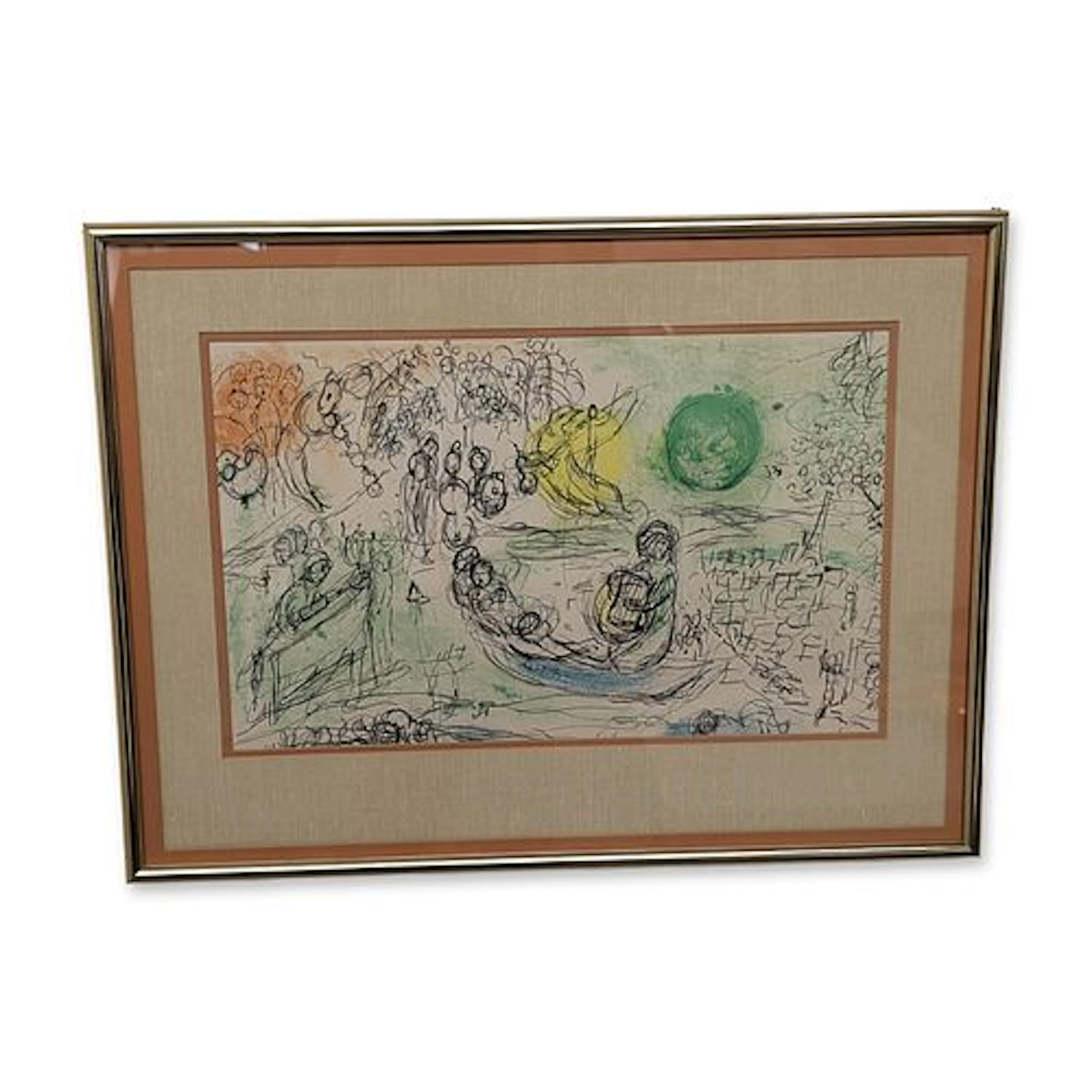 Marc Chagall (Russian/French, 1887-1985) Mourlot Freres Lithograph