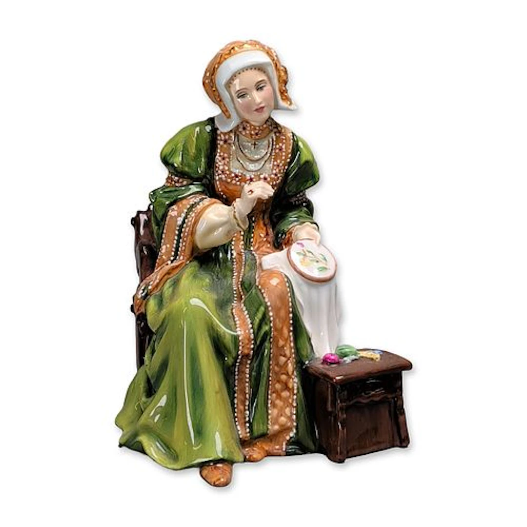 Royal Doulton Six Wives of Henry VIII Porcelain Figurine, Anne of Cleves HN3356