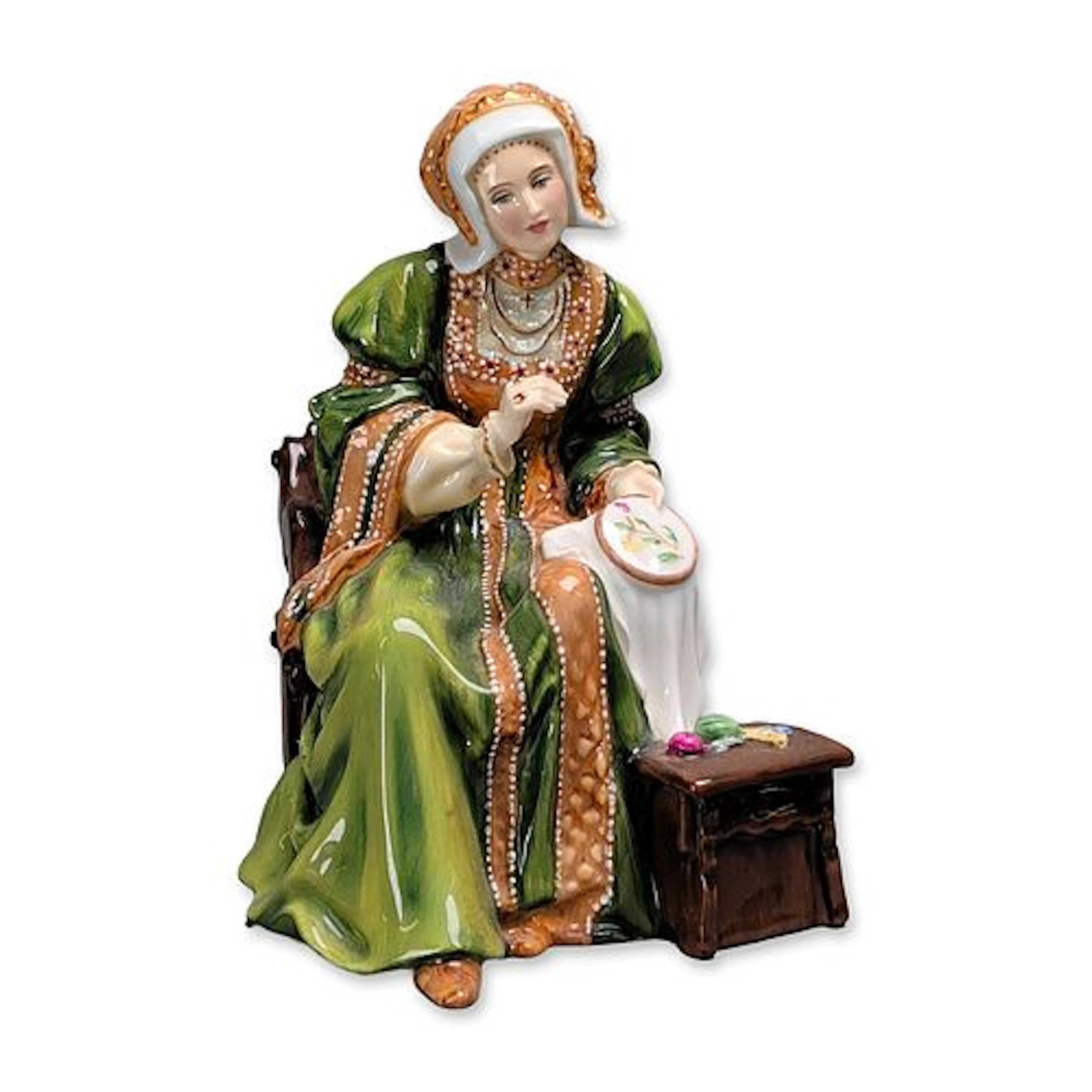 Royal Doulton Six Wives of Henry VIII Porcelain Figurine, Anne of Cleves HN3356