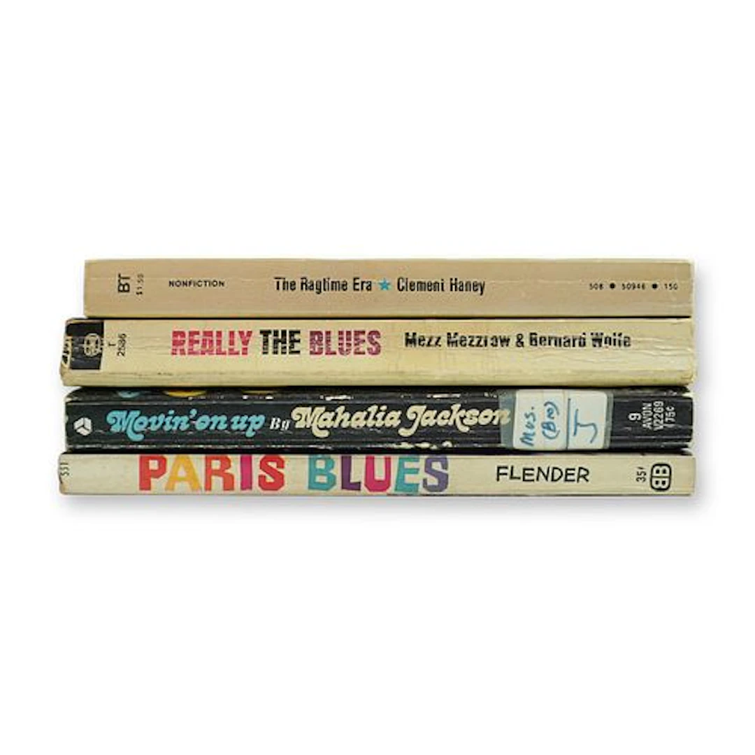4-Piece Vintage Jazz & Blues Paperback Collection