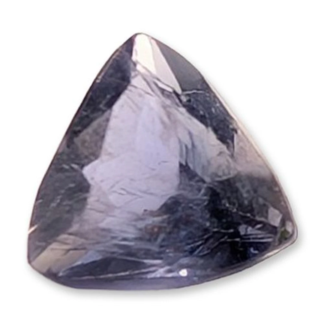 Trillion Cut Light Blue-Violet Loose Iolite Gemstone