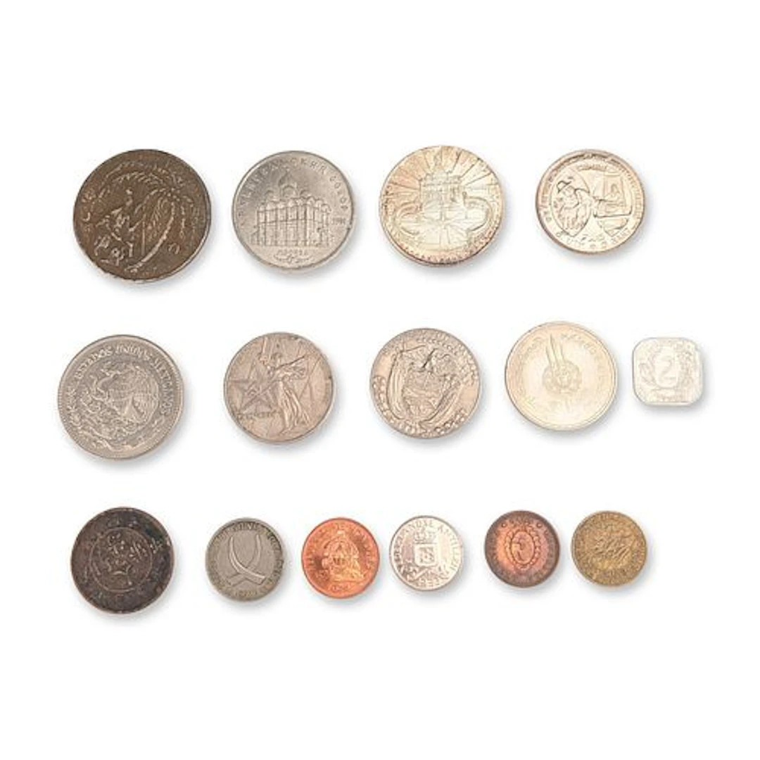 15pc Collection of World Commemorative and Circulation Coins