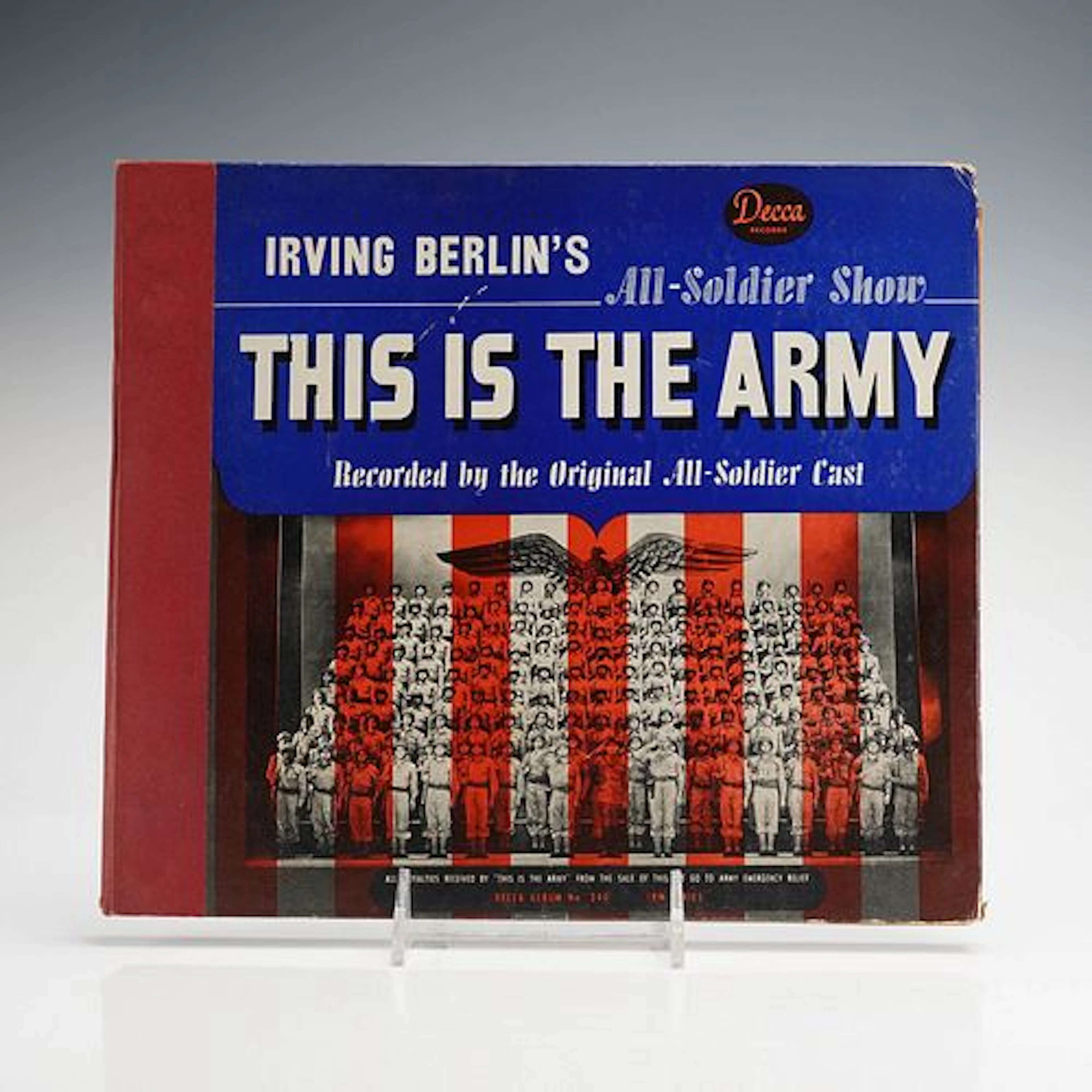Decca Irving Berlin This Is The Army Original All-Soldier Cast Vinyl Record