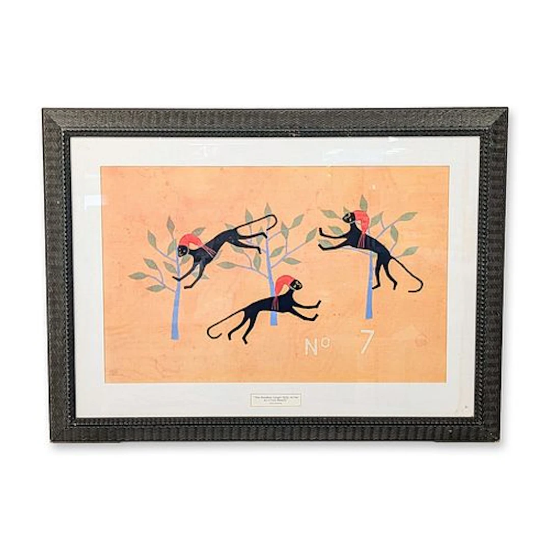 Disney Animal Kingdom Lodge Monkey Leaps Fante Proverb Print on Paper