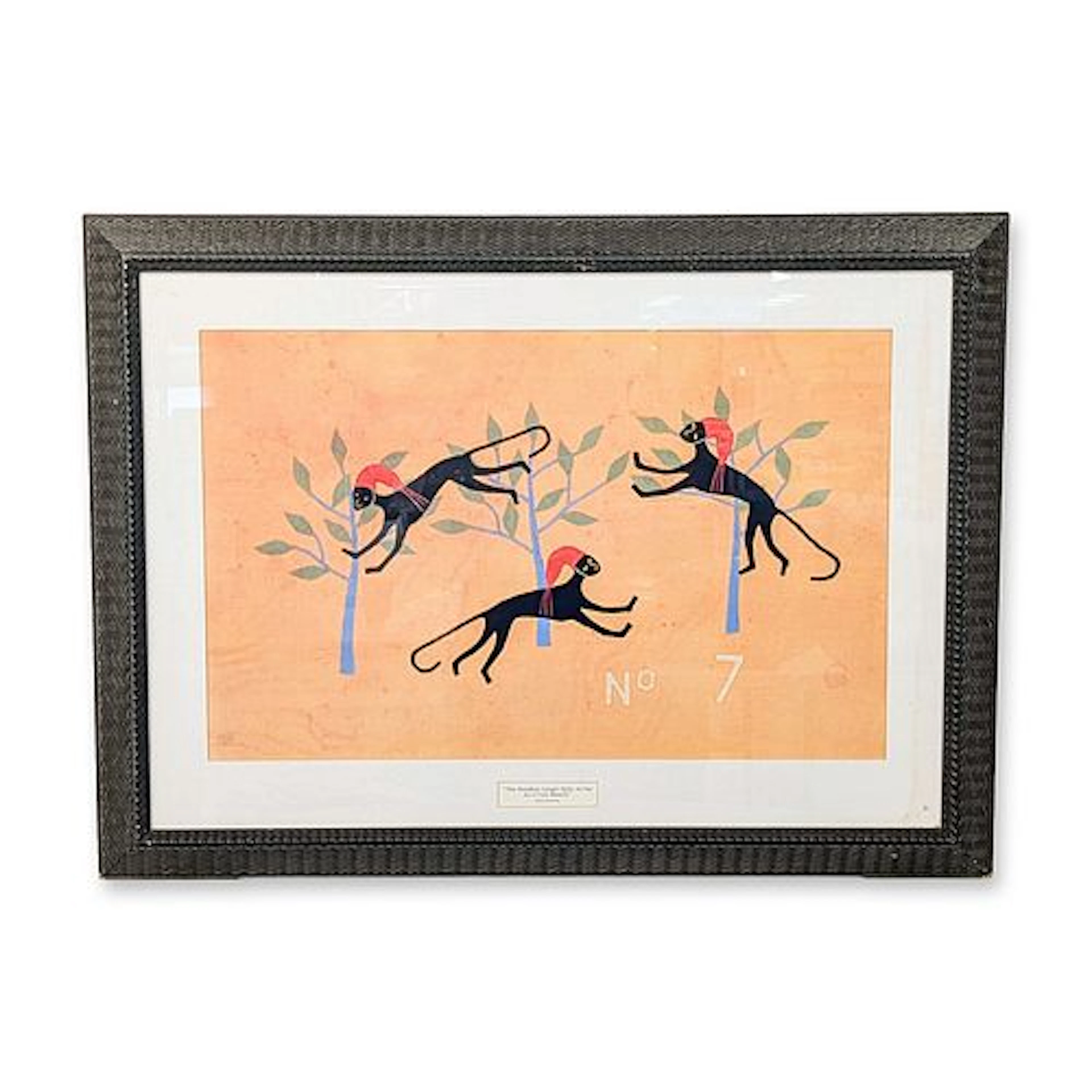 Disney Animal Kingdom Lodge Monkey Leaps Fante Proverb Print on Paper