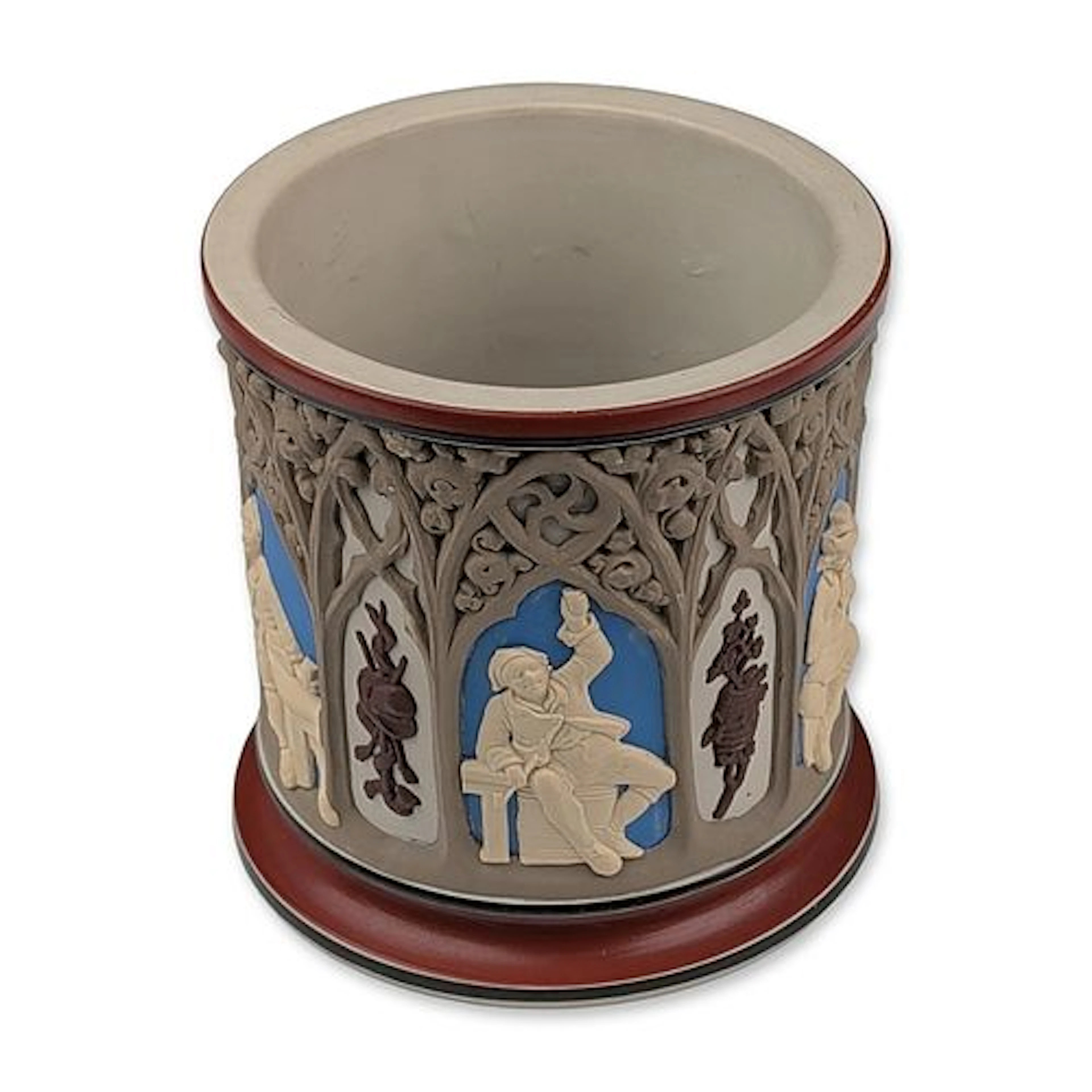 German Mettlach Villeroy & Boch Tobacco Jar