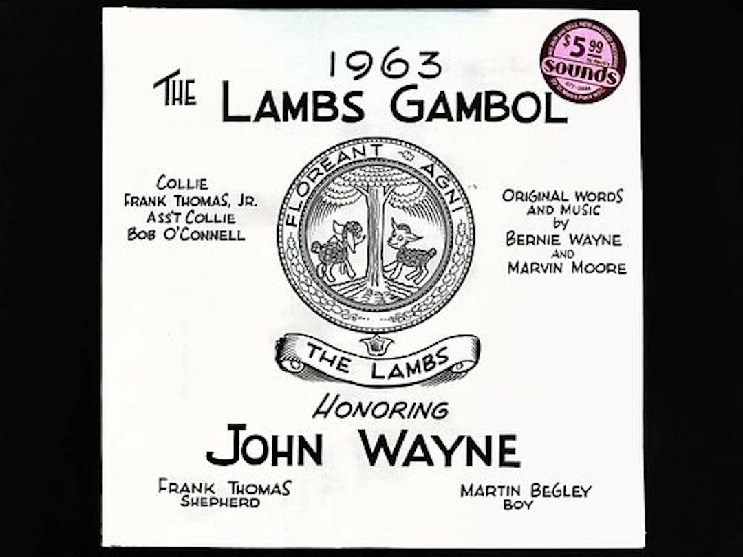 1963 Lambs Gambol Commemorative Record Album