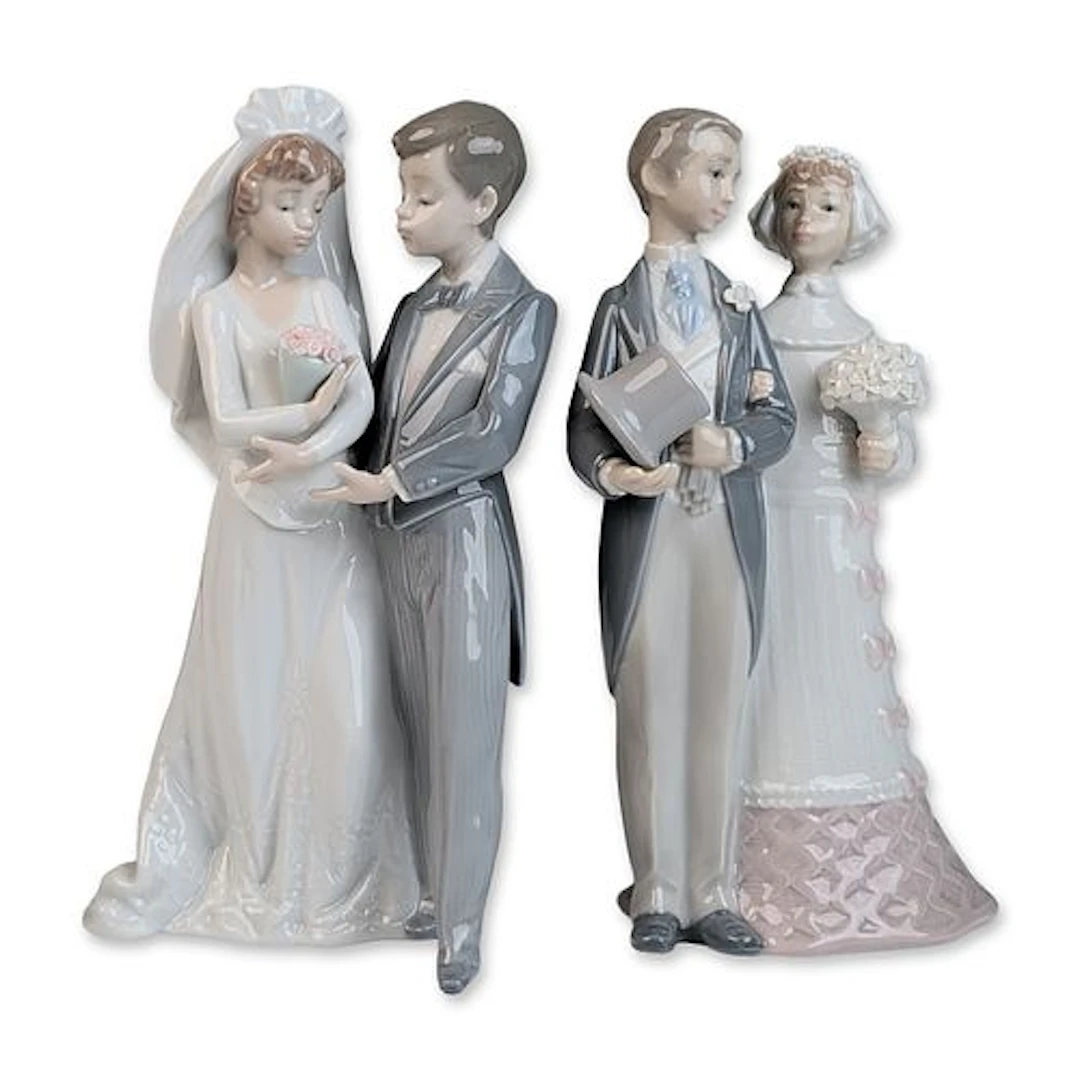 Two Lladro Porcelain Figurines, From this Day Forward 01005885 & Wedding