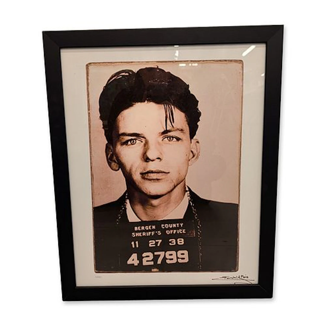 Fairchild Paris Frank Sinatra 1938 Mugshot Limited Edition Print