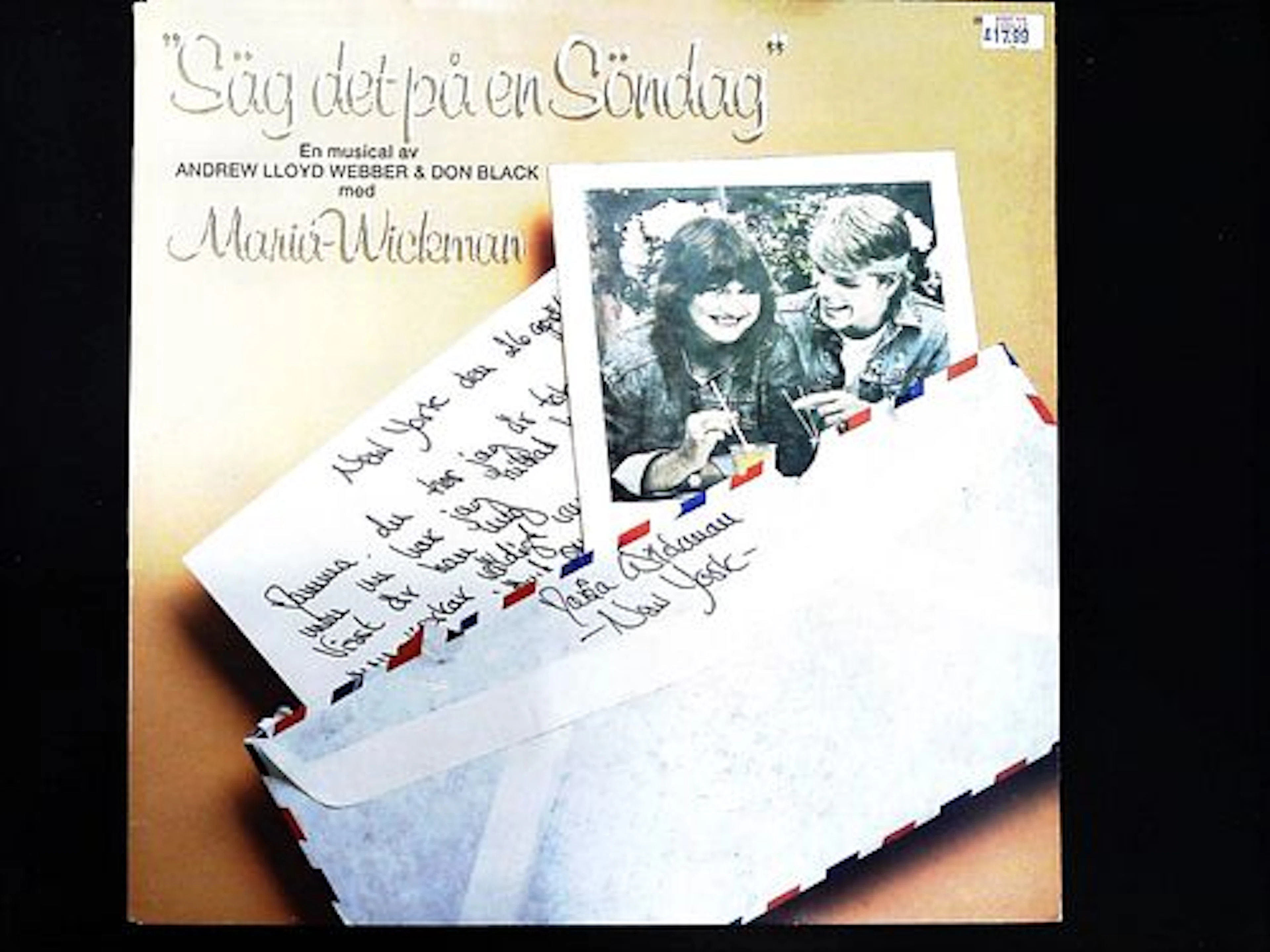 Maria Wickman Sag det p¥ en Sondag 12-Inch Vinyl LP Record 1981