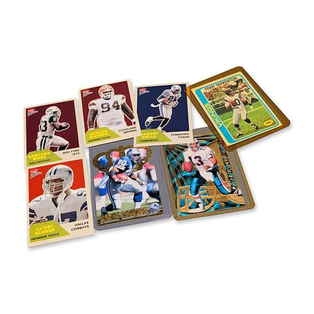 Over 50pc of Vintage and Modern NFL Trading Cards Including Joe Namath